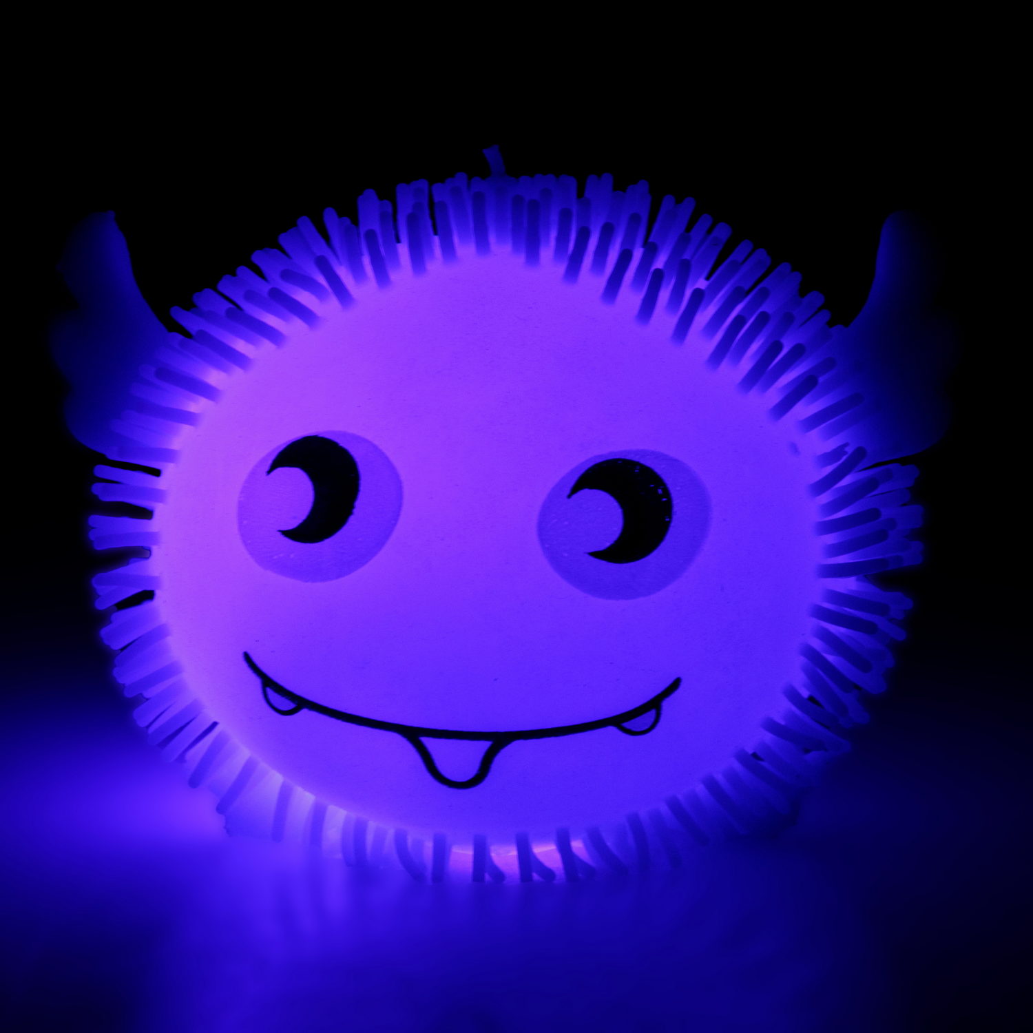 Игрушка-антистресс для рук 1toy Йо-Ёжики, "Монстр" 6 см, со светом, 4 вида в ассортименте