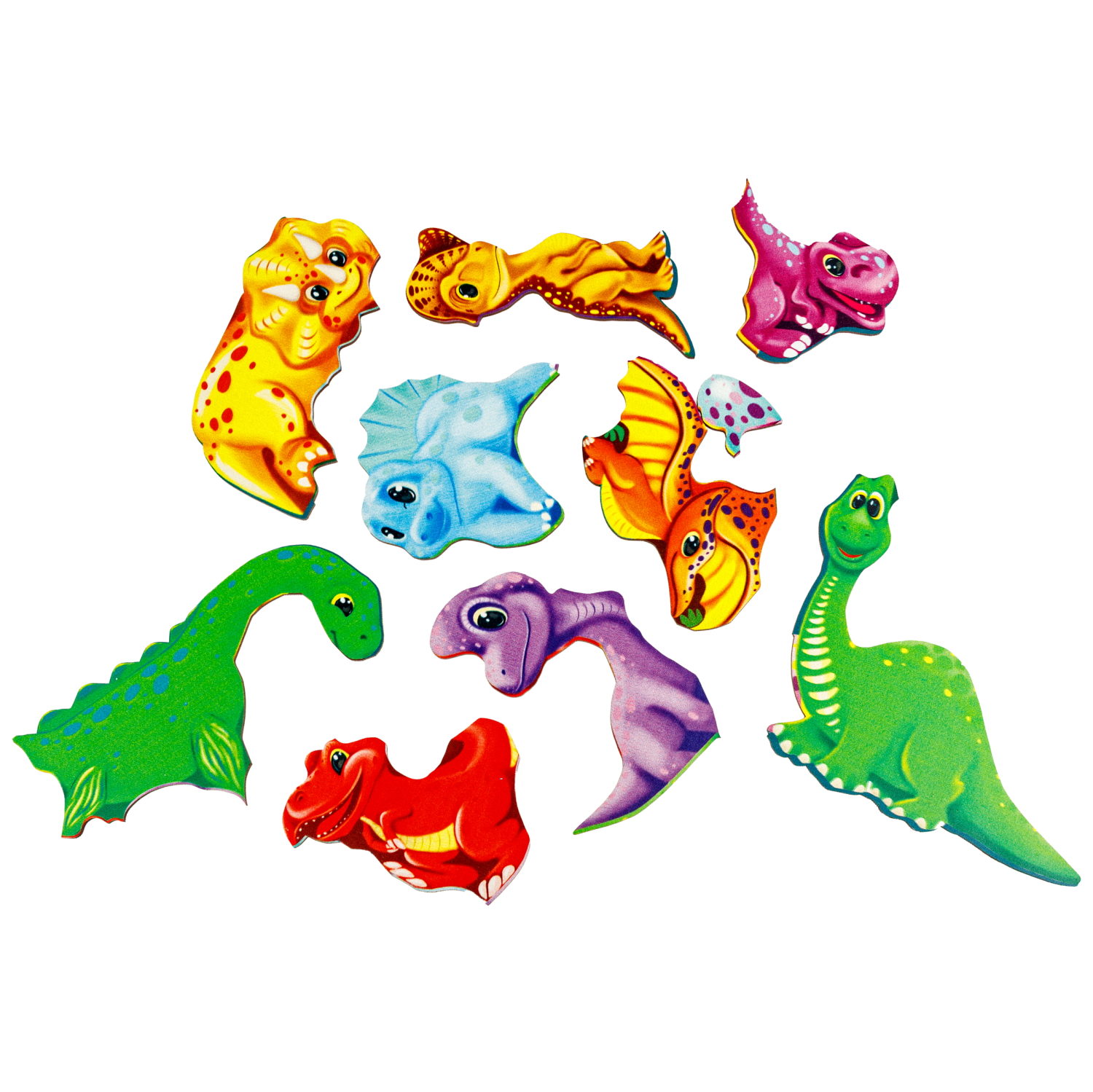 Деревянные пазлы Collection Sorter Динозаврики, 11 деталей, 20х28 см, 3+