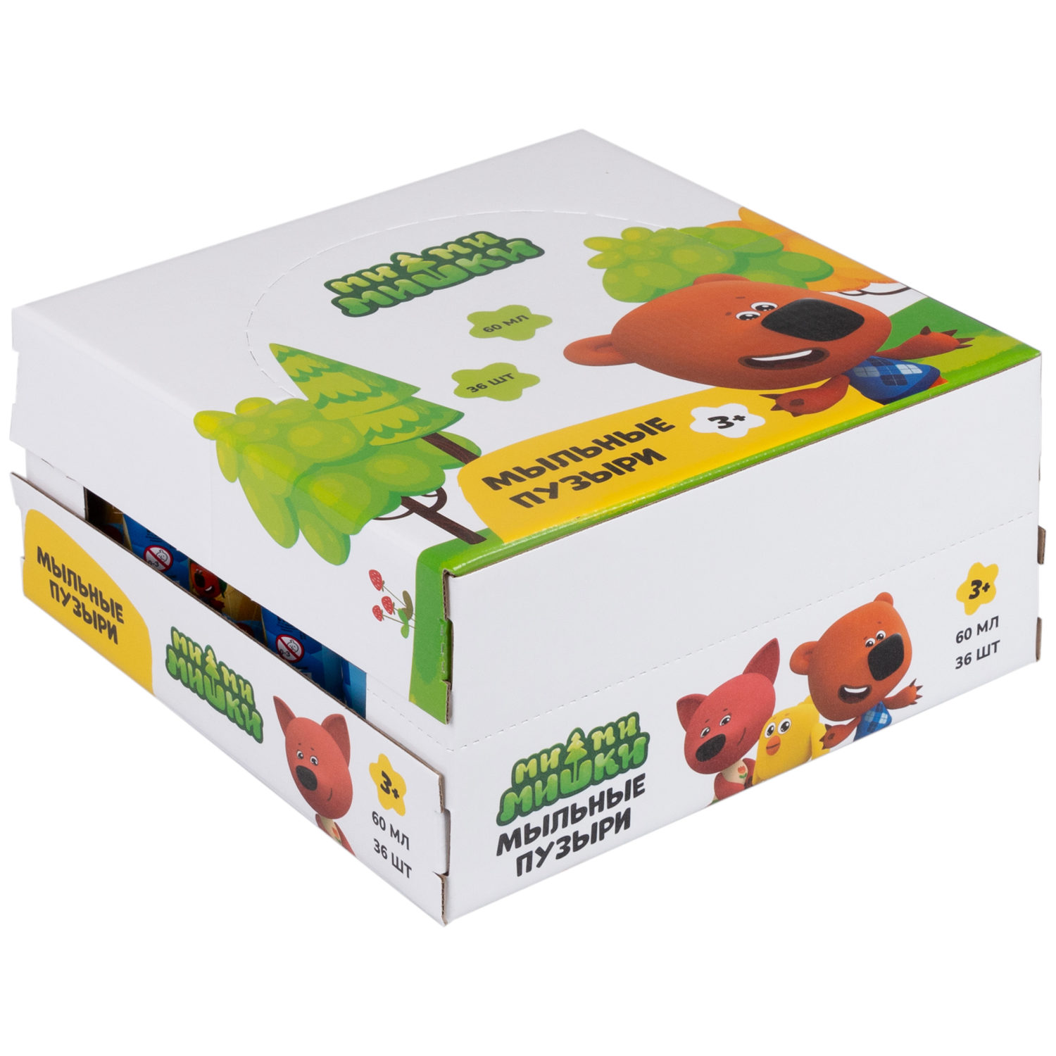 Мыльные пузыри 1TOY Ми-ми-мишки, 60 мл