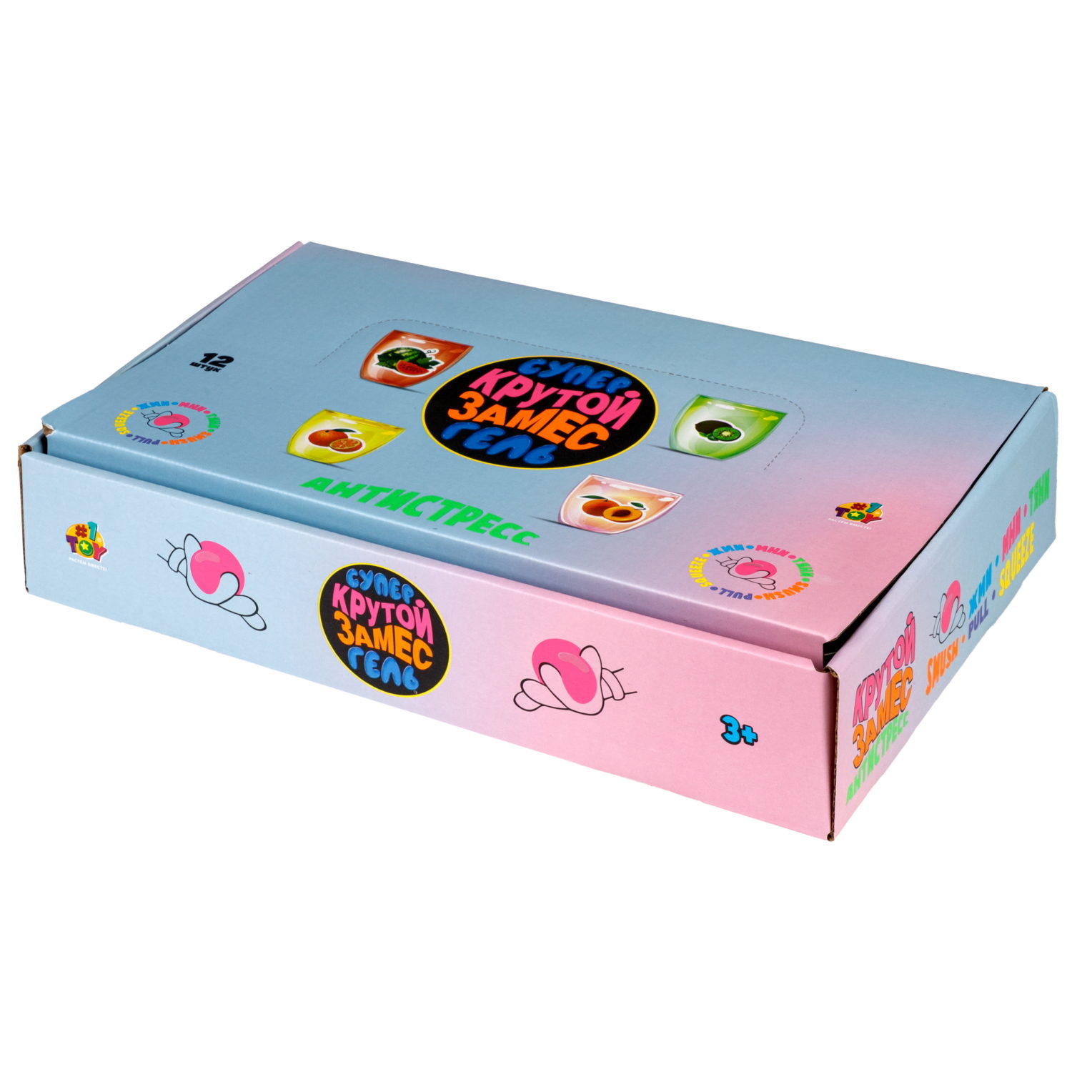 Антистресс-игрушка 1TOY Крутой замес Супергель Напитки, в ассортименте, 10,5х6х6 см
