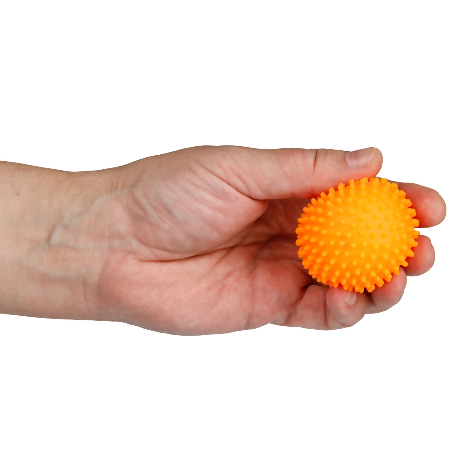 Игрушка-антистресс для рук 1TOY Крутой замес Колючка, оранжевая, 5 см