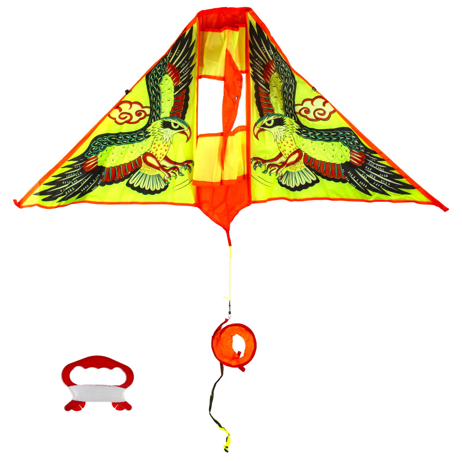 Воздушный змей "Орел" с усложненным каркасом