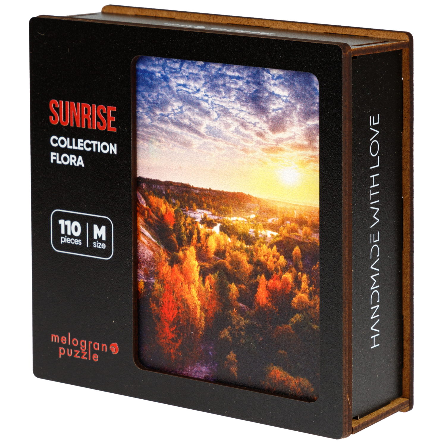 Деревянные пазлы Collection Flora Восход солнца, 110 деталей