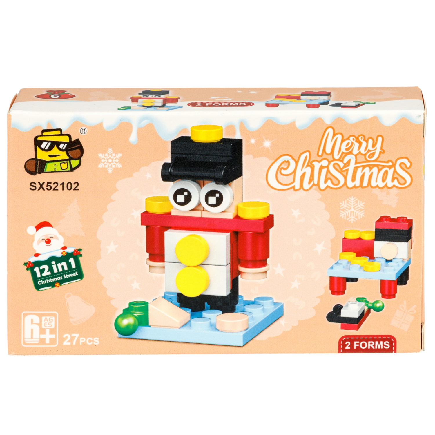 Конструктор 1TOY Blockformers С Новым годом! 12 видов, от 23 до 29 деталей