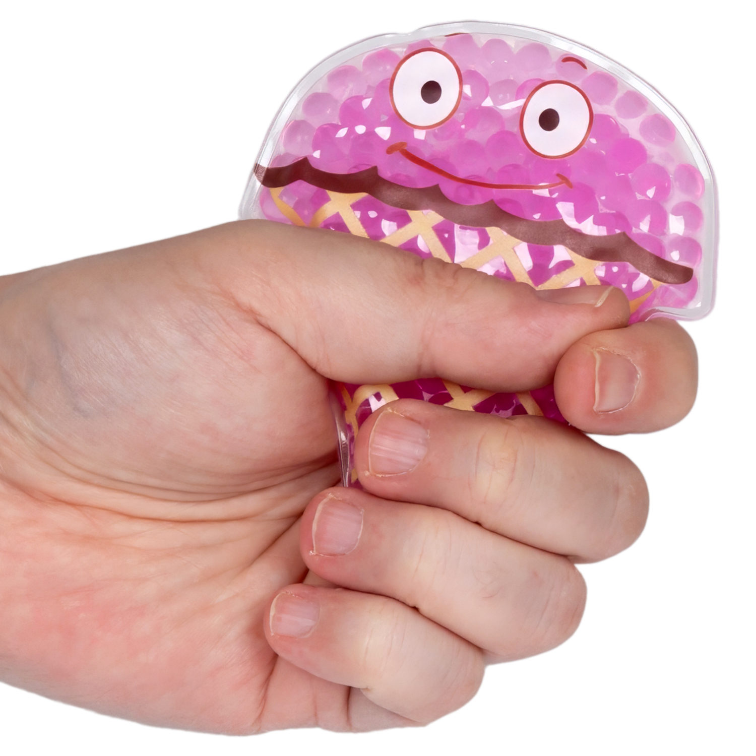 Акватубики переливайка 1TOY «Фаст Фуд» скользун с водой внутри, антистресс для рук, жмякалка, 10 видов в ассортименте