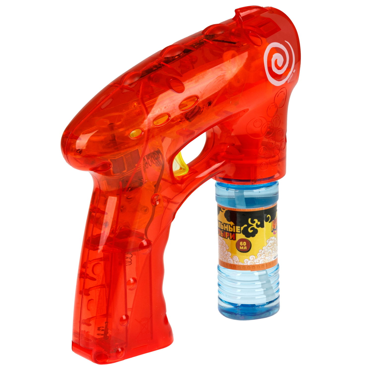 Пистолет для пускания мыльных пузырей "Наруто" со световыми эффектами, 60 мл