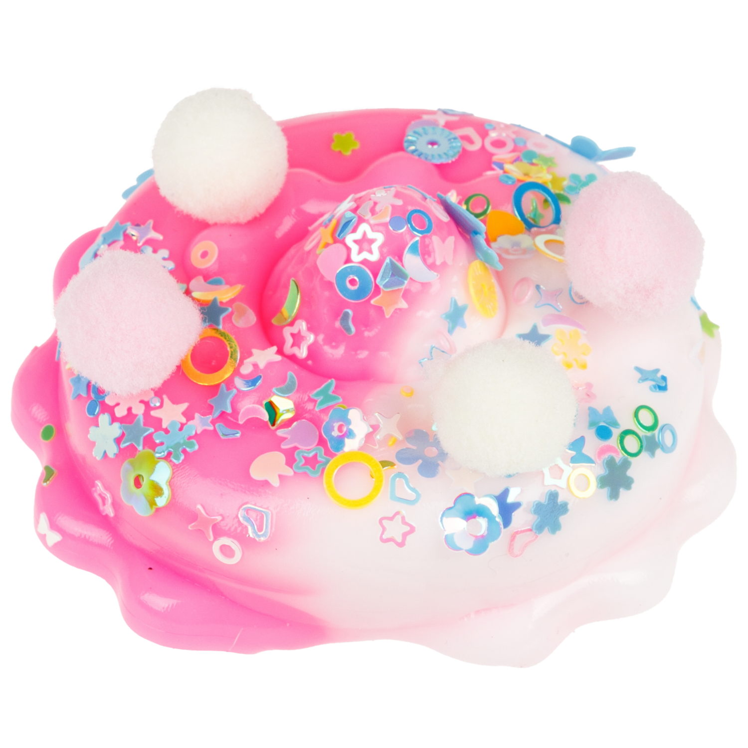 Антистресс-игрушка 1TOY Крутой замес Няшка-вкусняшка Пирожное, в ассортименте, 6х6х3 см