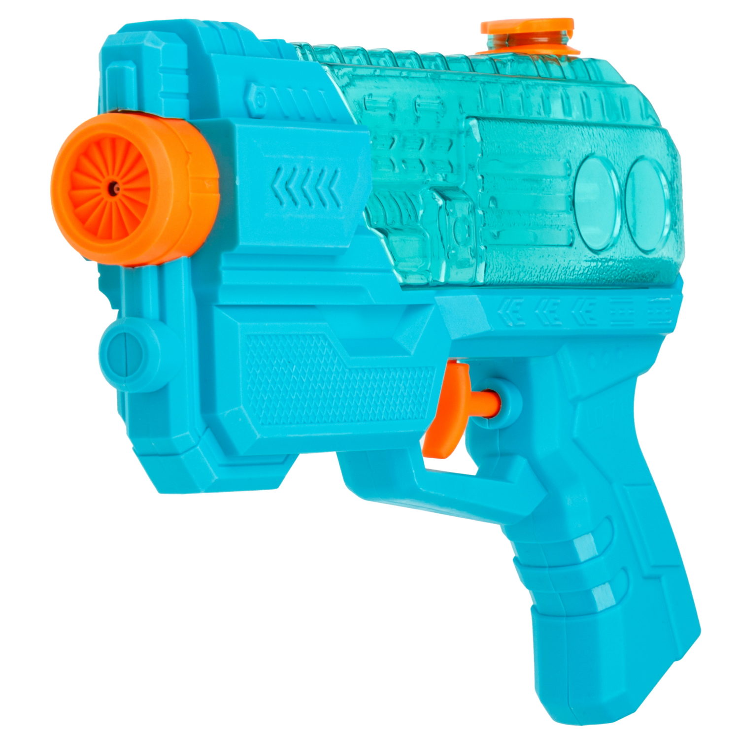 Водный пистолет 1TOY Аквамания, 21*15 см, голубой