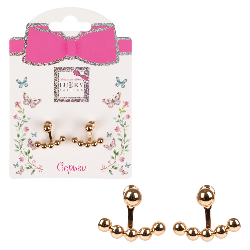 Серьги Lukky Fashion Нео "Под-ушки" 