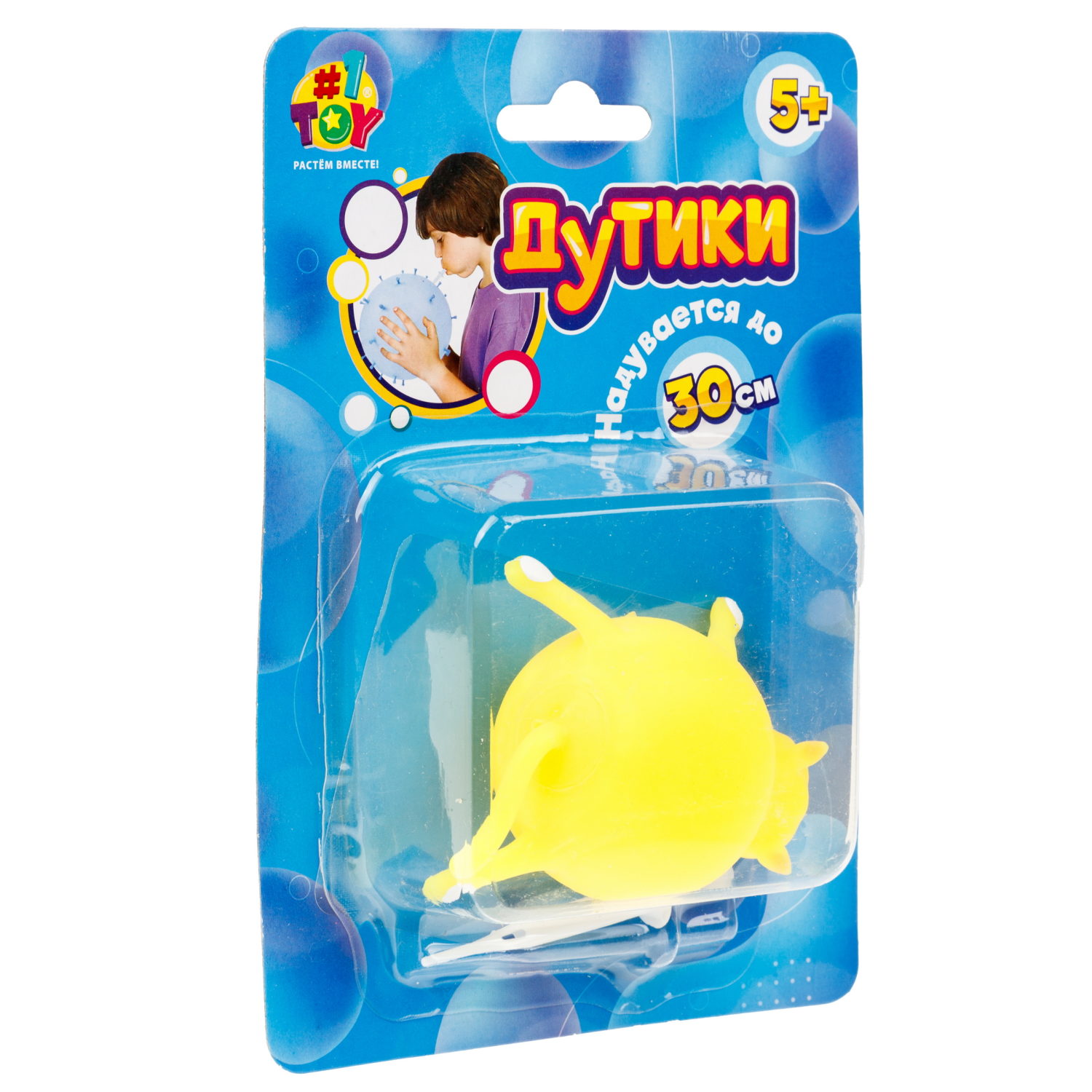 Игрушка ДУТИКИ 1TOY Животные, максимальный размер 30 см, кот