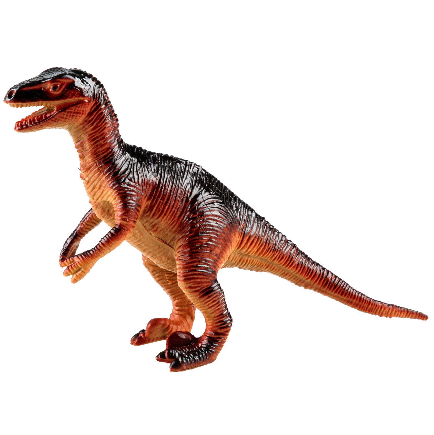 Игровой набор 1TOY "В мире животных", фигурки динозавров: тираннозавр рекс, брахиозавр, стегозавр, птеранодон, трицератопс, велоцираптор, 6 шт., 10 см