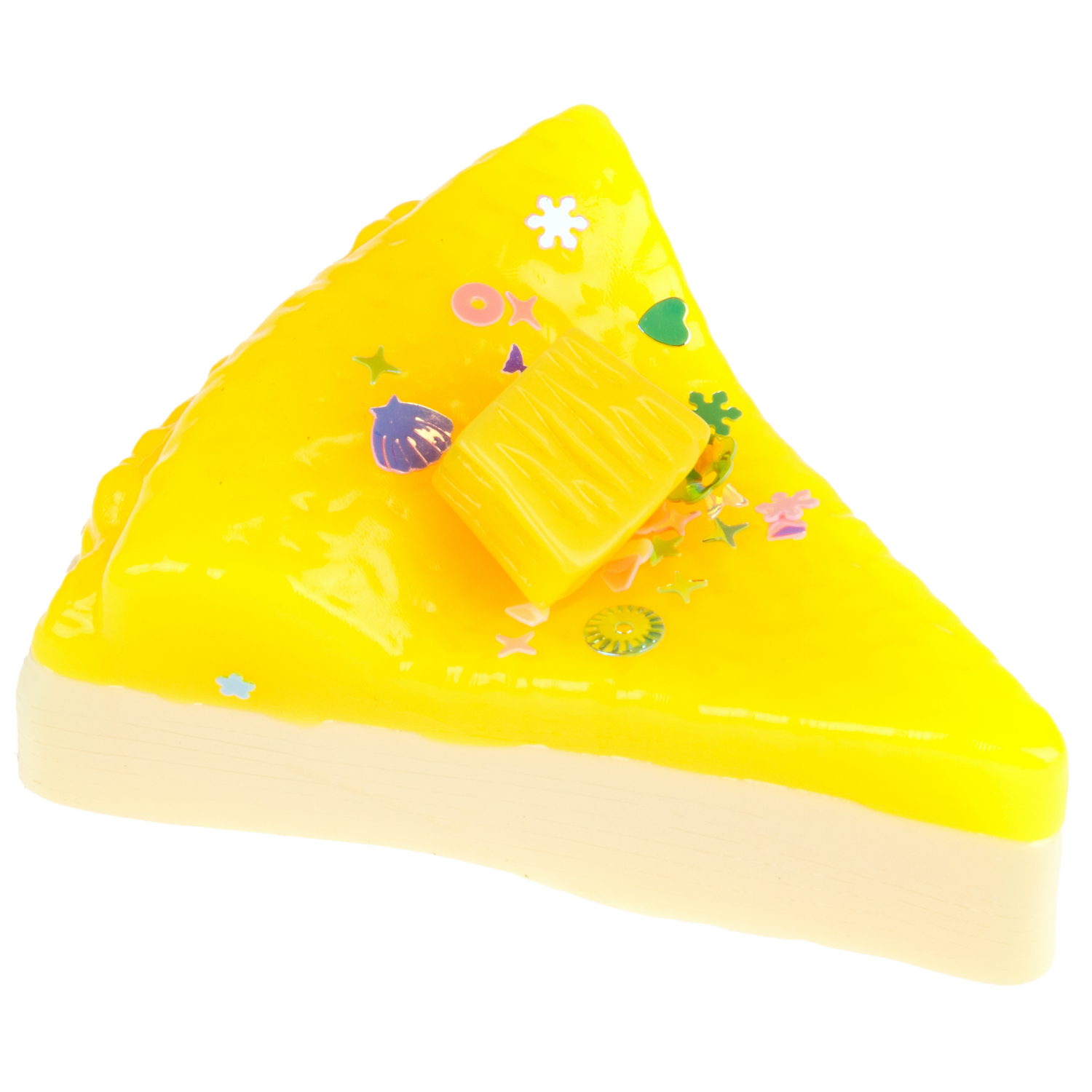 Таба сквиш 1TOY Крутой замес Няшка-вкусняшка Чизкейк с посыпкой, в ассортименте, 8х6,9 см