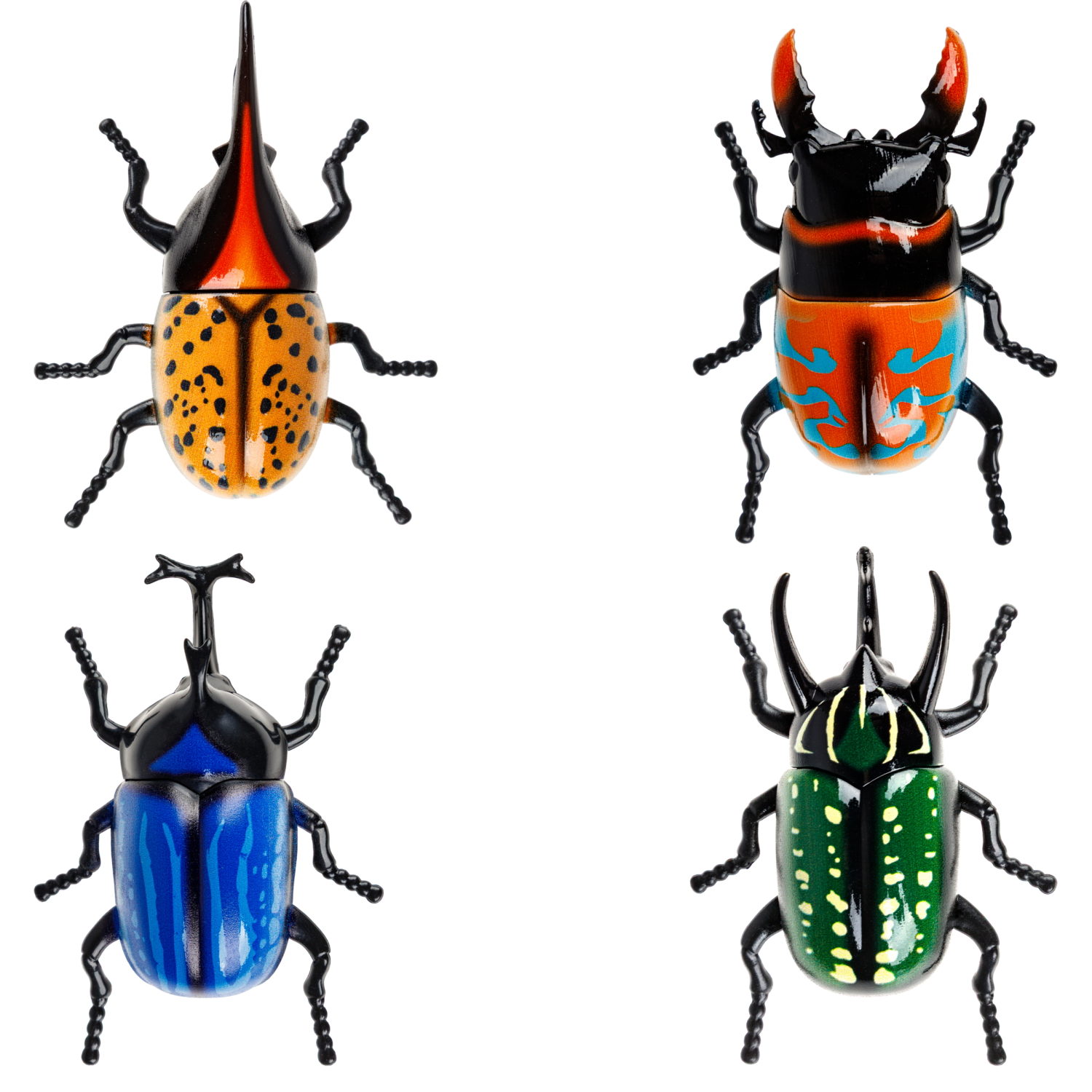 Насекомые игрушки 1TOY Ползун Жуки, в ассортименте