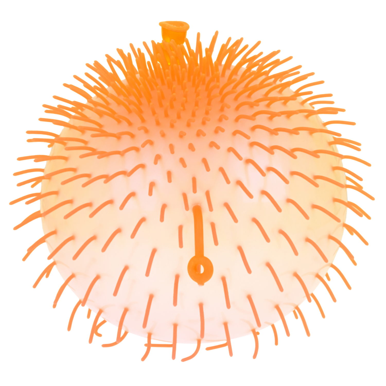 Игрушка ДУТИКИ 1TOY Ёжик йо-йо, максимальный размер 20 см, оранжевый