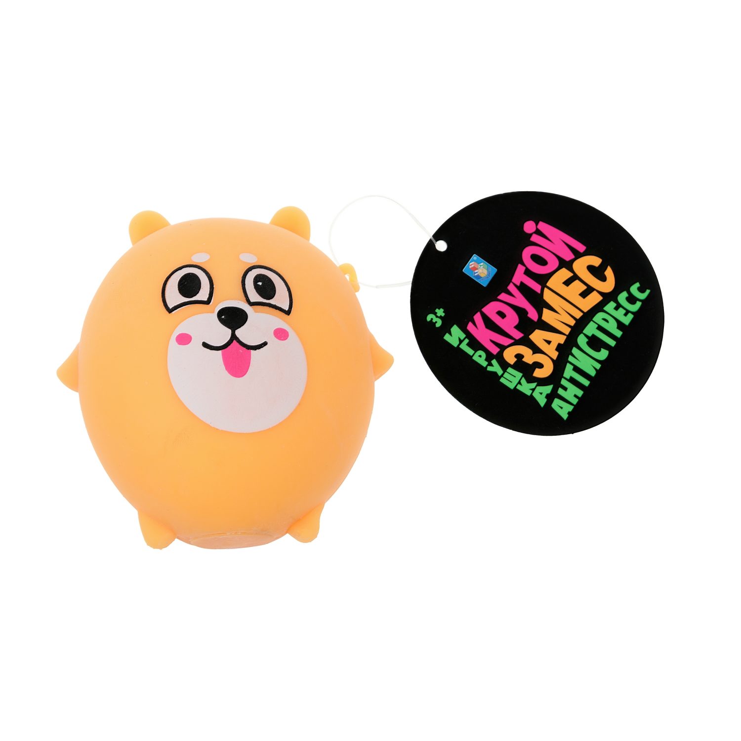 1TOY Крутой замес, игрушка-антистресс, котик, панда, сова, хомяк, 4 вида в ассортименте, 1 шт.