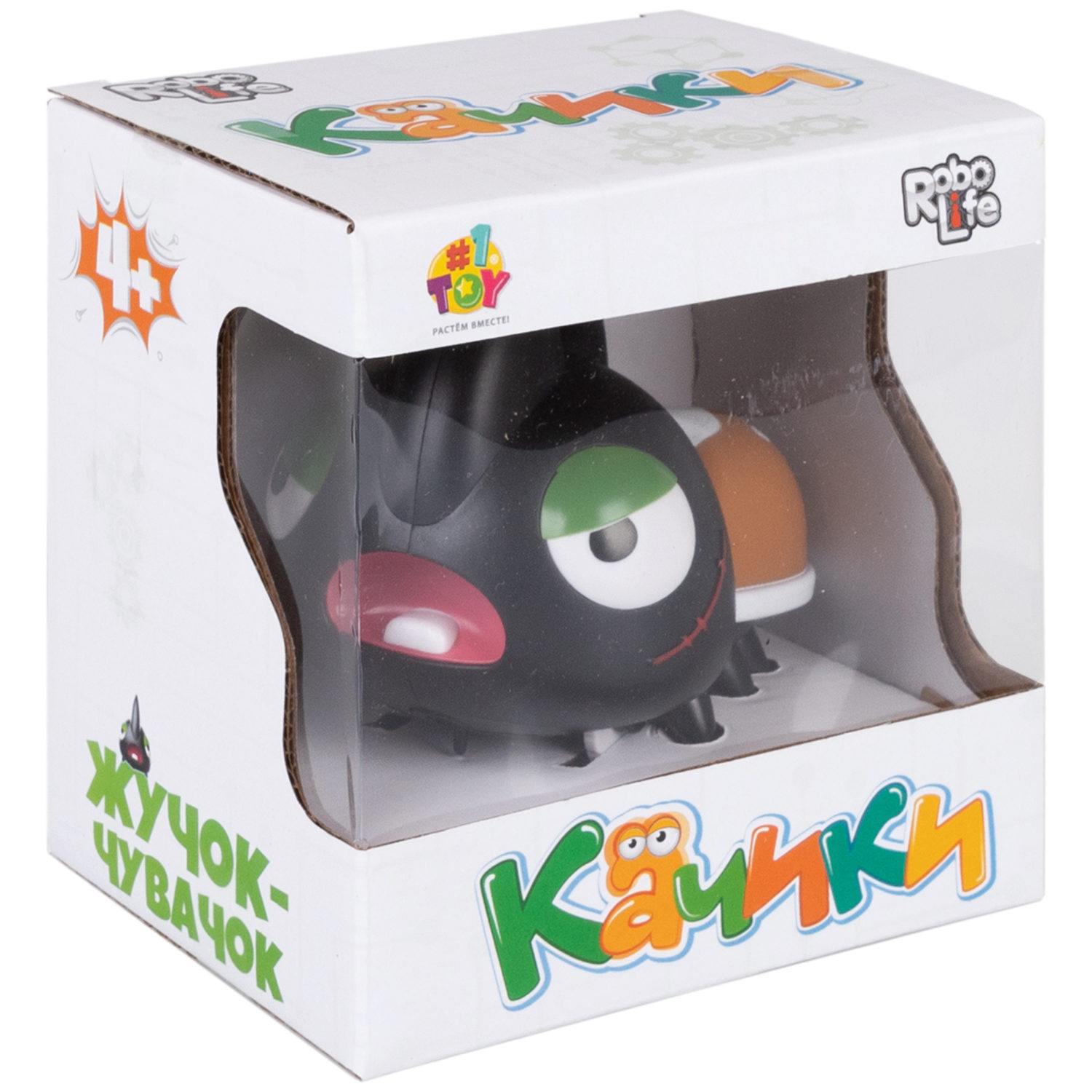 1toy Robolife Качики "Жучок-чувачок" на батарейках,, 9*7*9,5 см