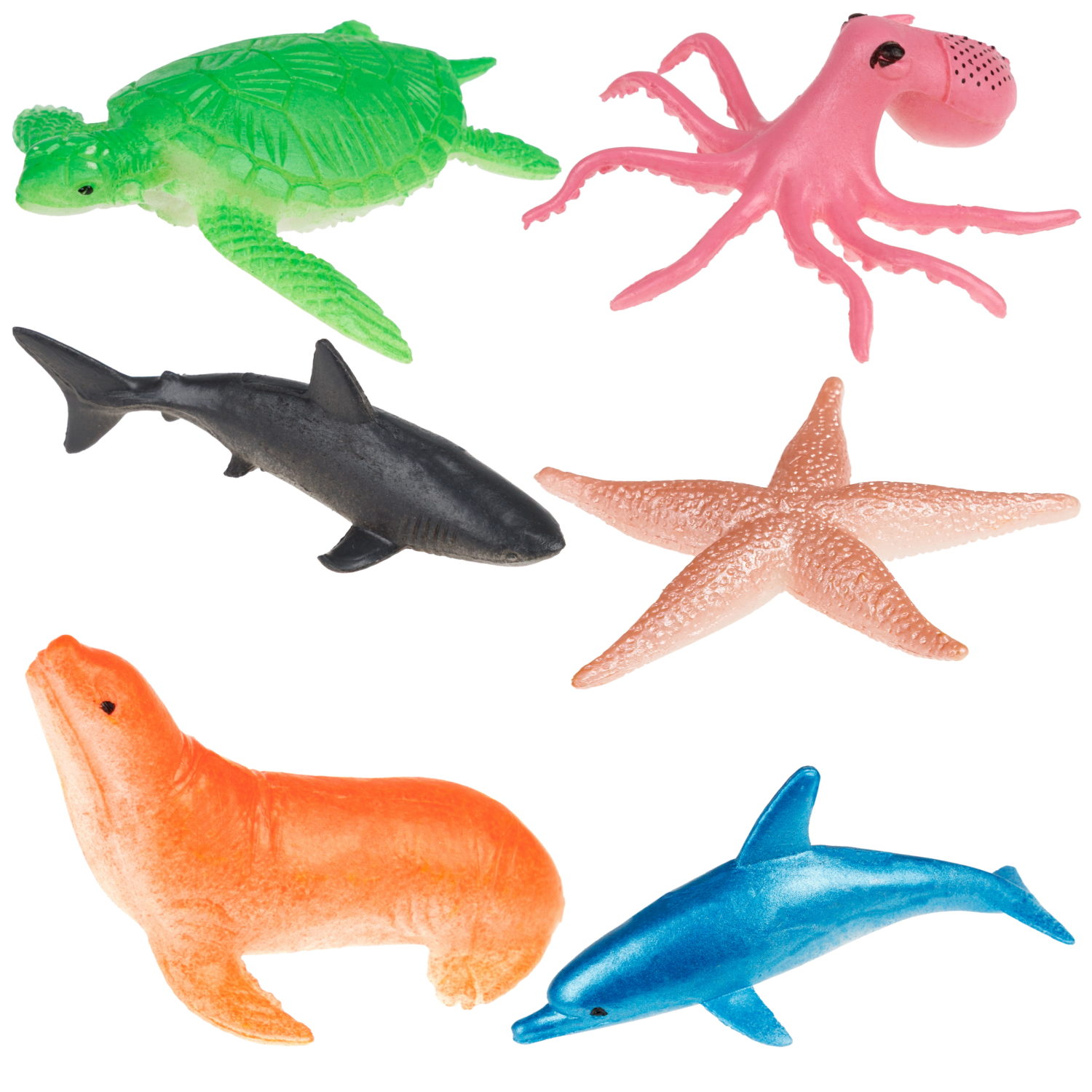 Набор фигурок-игрушек 1TOY В мире животных: фауна океана, в ассортименте