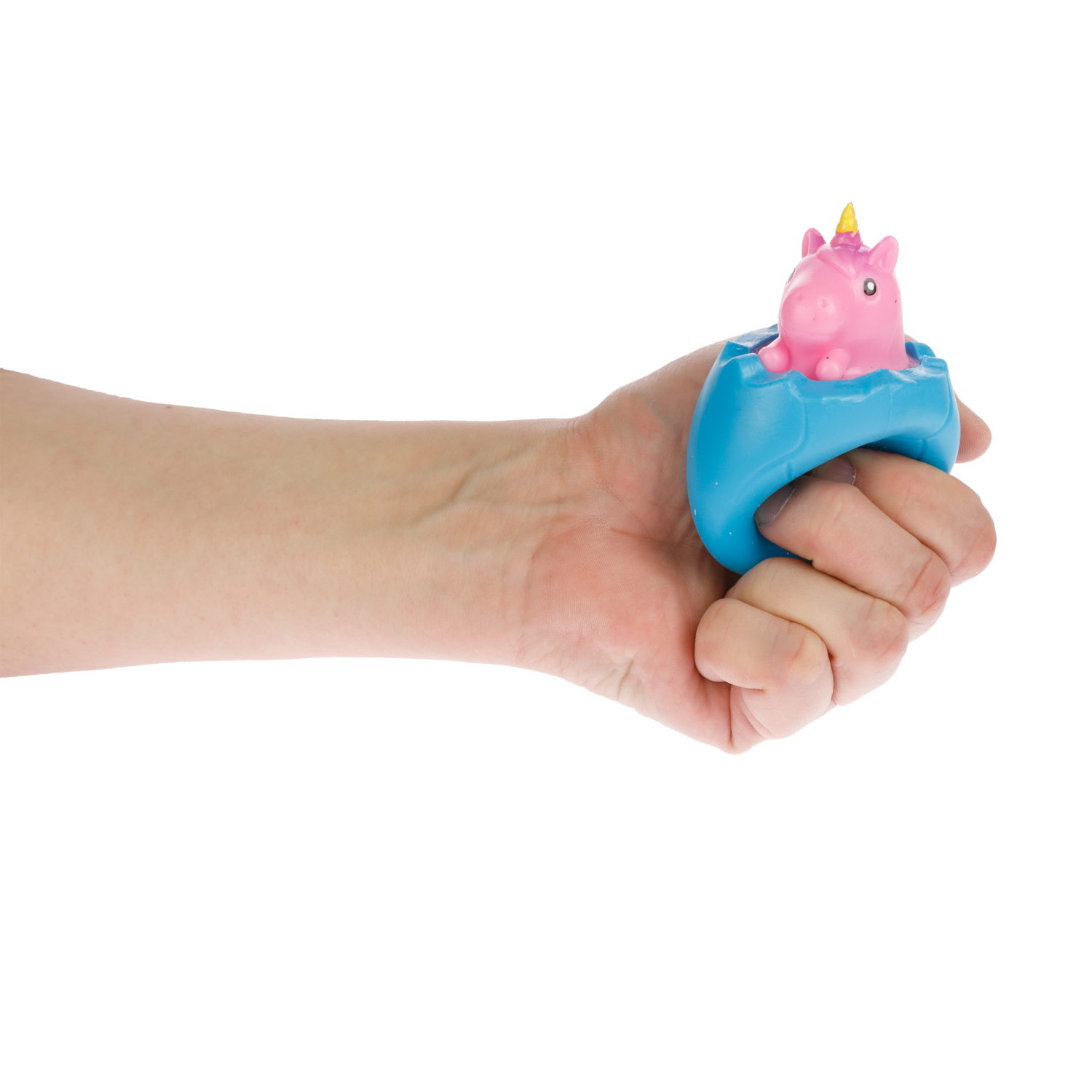 1Toy Жмяка "Выскочка. Единорог" 6,3х6,3х6,3 см, голубой