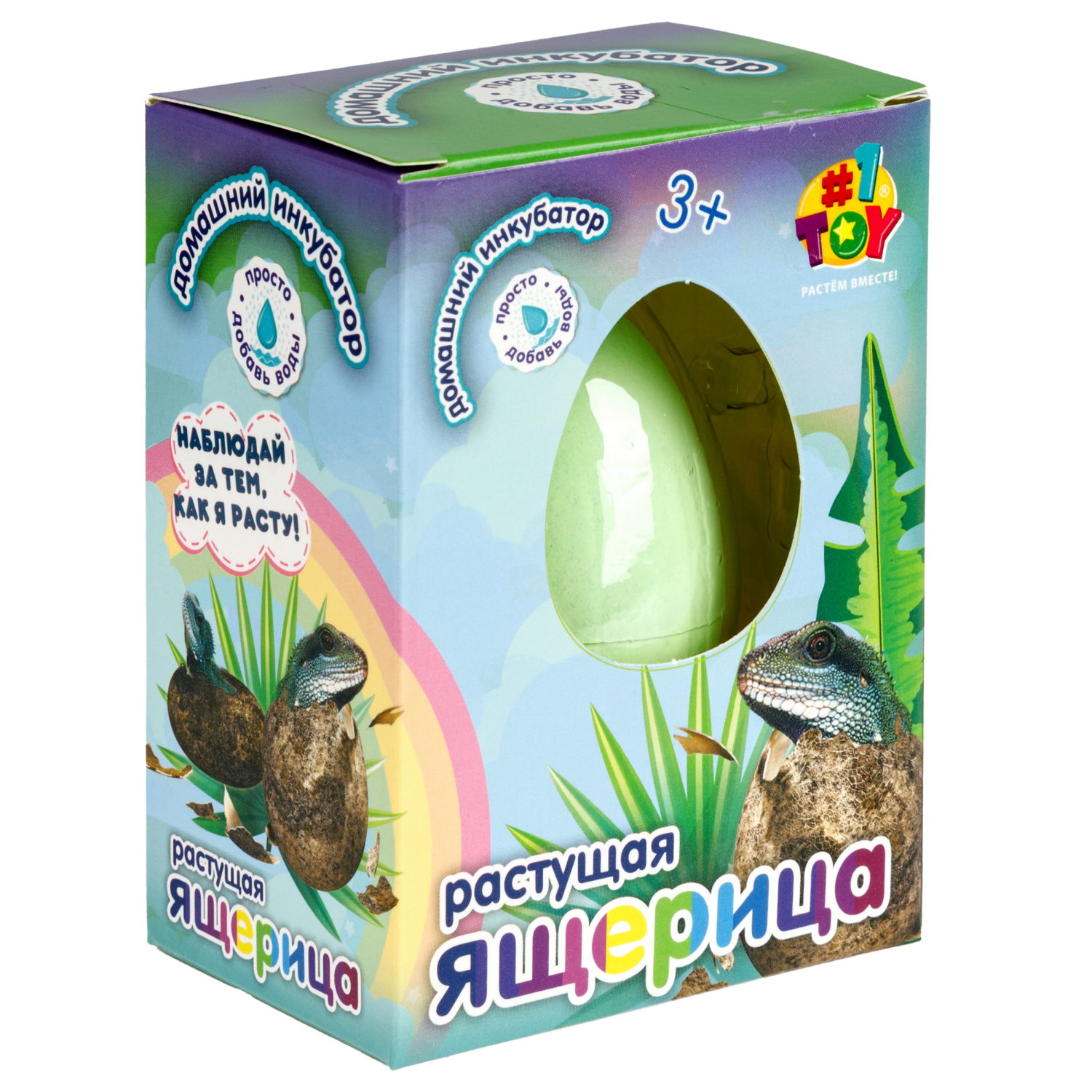 Набор для выращивания 1TOY Домашний инкубатор, растущая игрушка Ящерица
