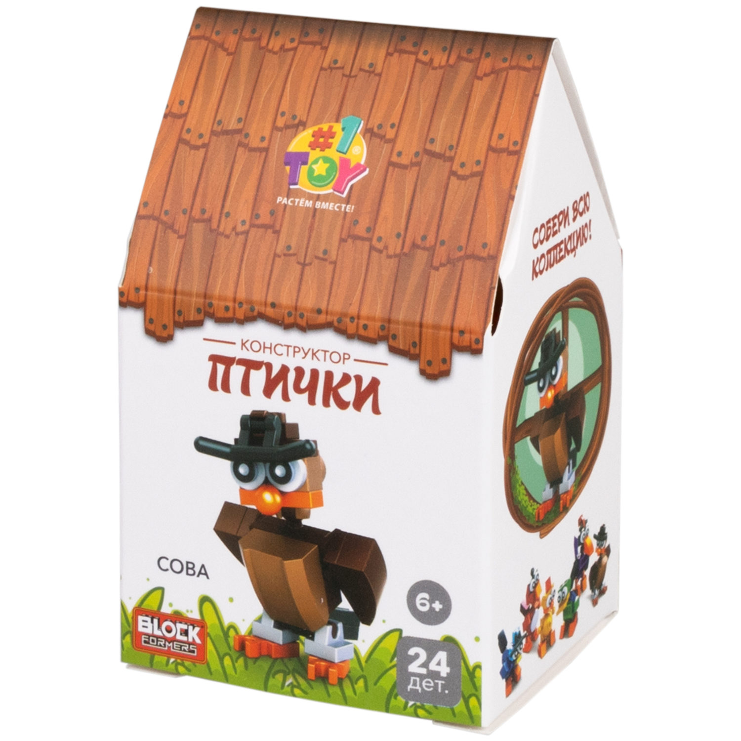 1Toy Blockformers "Птички", в ассортименте 6 видов