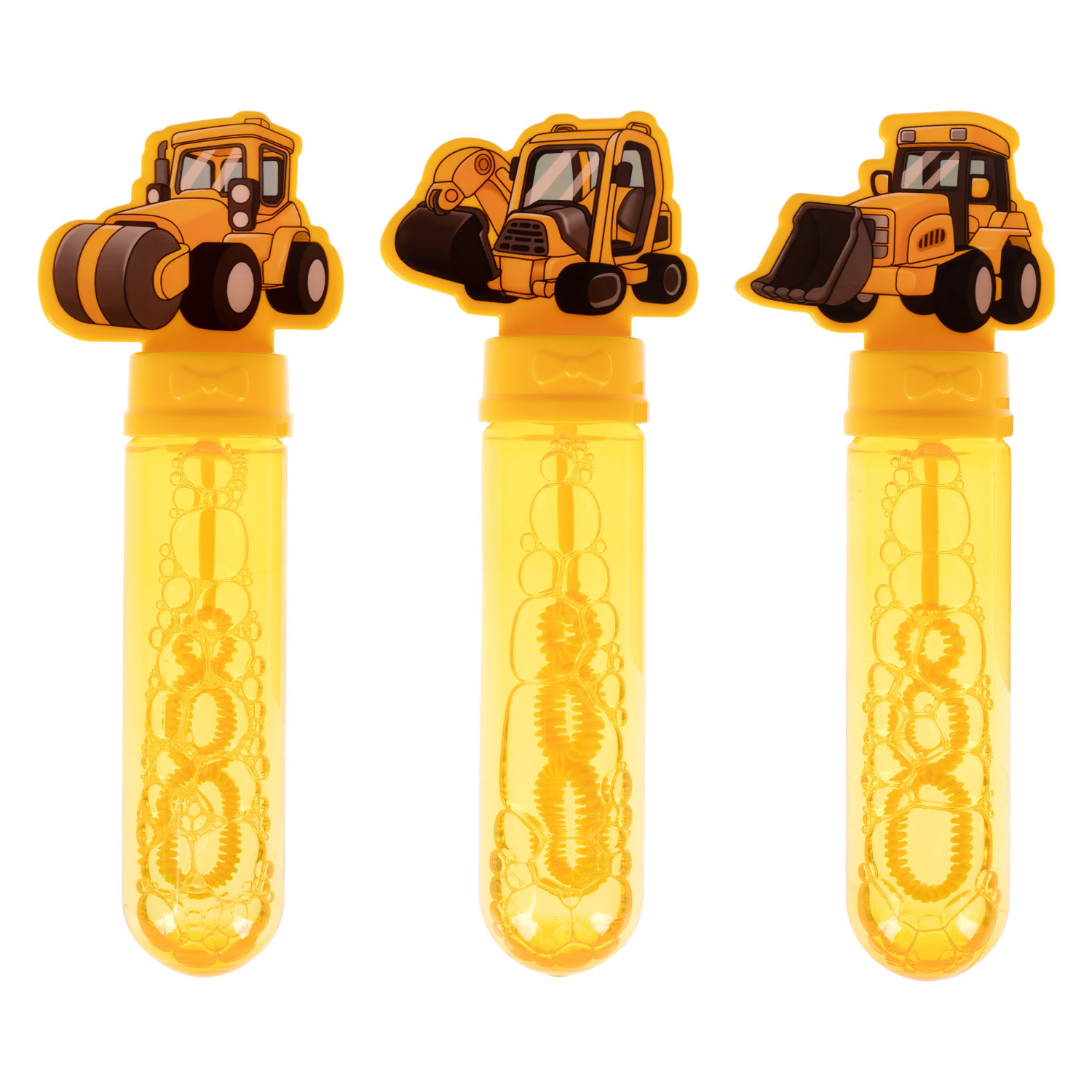 Мыльные пузыри 1TOY Мы-шарики! Машинка экскаватор, 38 мл, в ассортименте