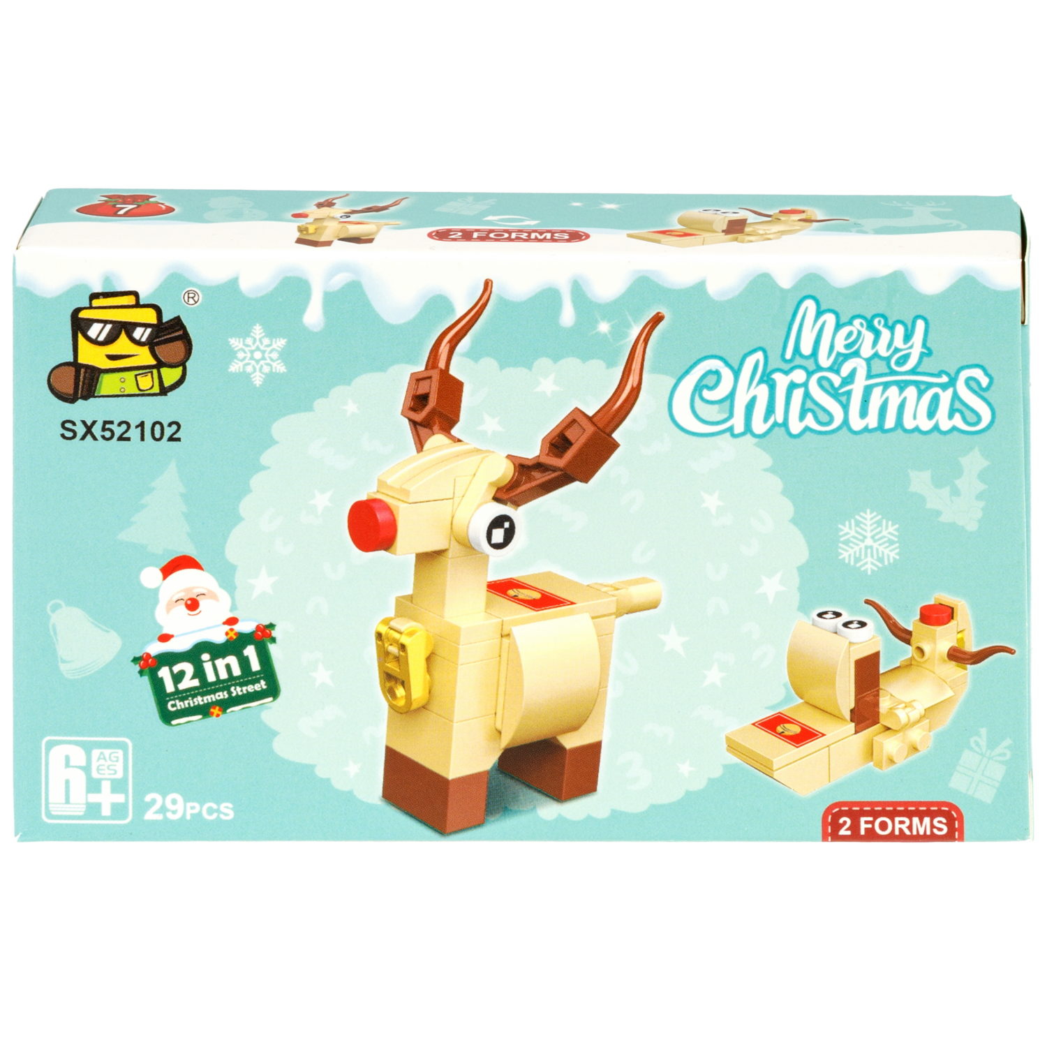 Конструктор 1TOY Blockformers С Новым годом! 12 видов, от 23 до 29 деталей