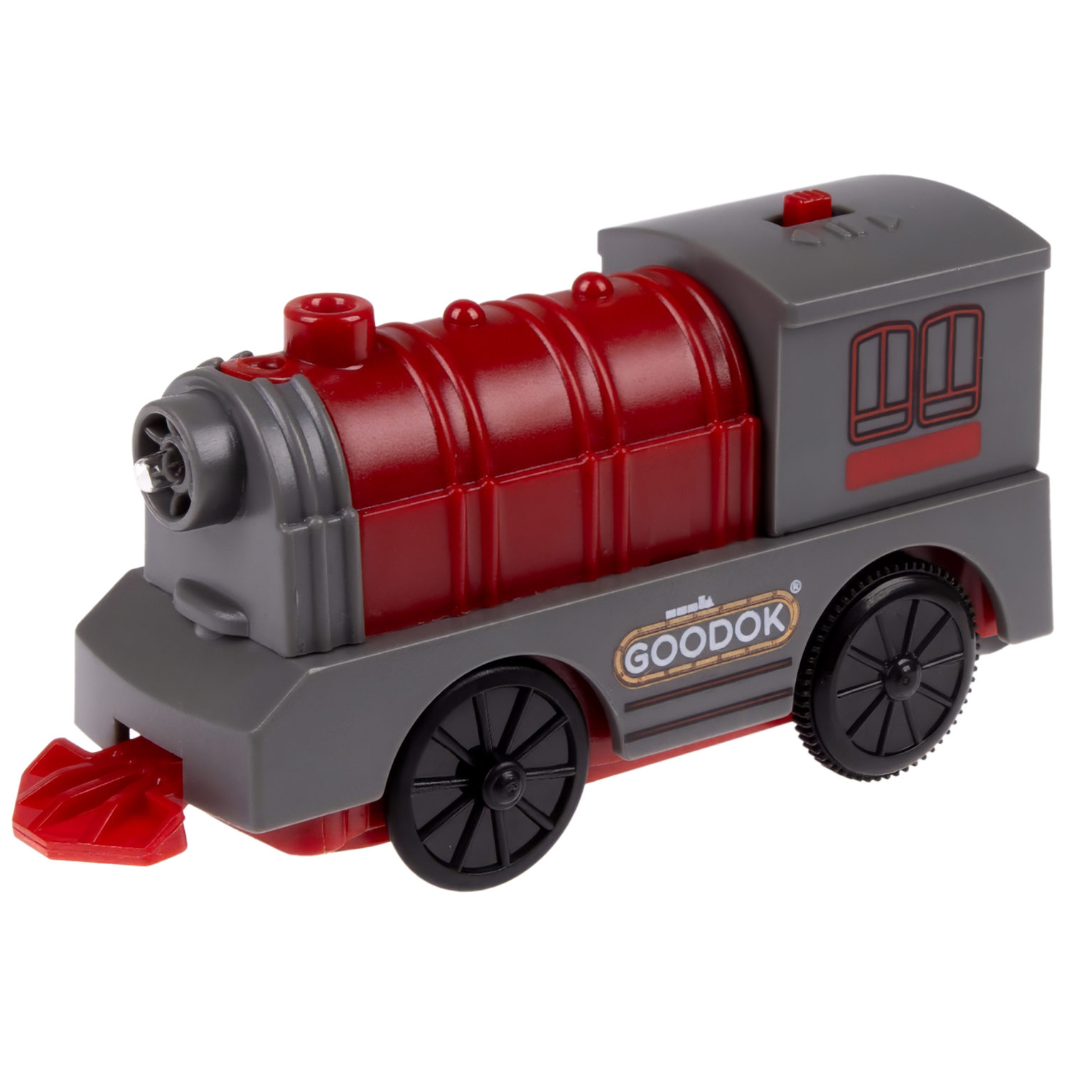 Электрический поезд 1TOY GOODOK «Грузовой поезд», со светом, 3 вагона, едет вперед и назад