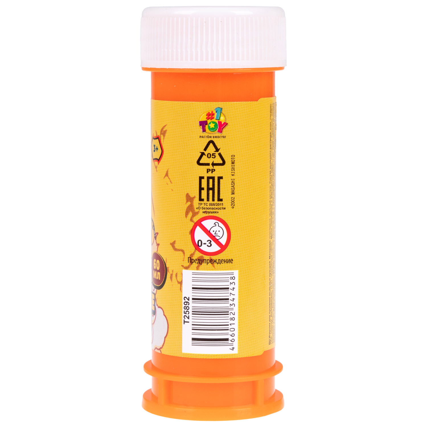 Мыльные пузыри 1TOY Наруто, 60 мл