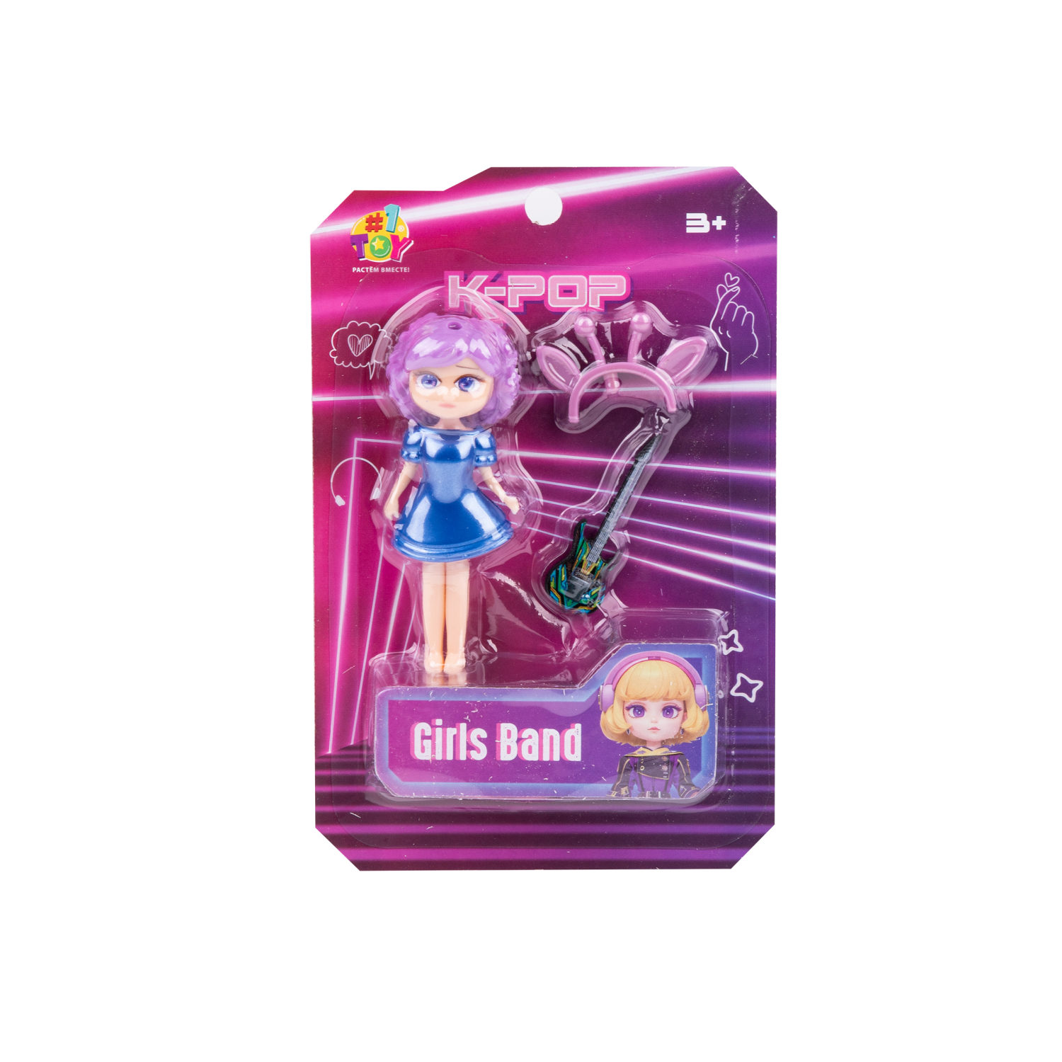 1TOY K-POP Girls band Кукла с муз.инструментом и аксессуарами, в асс.12 видов