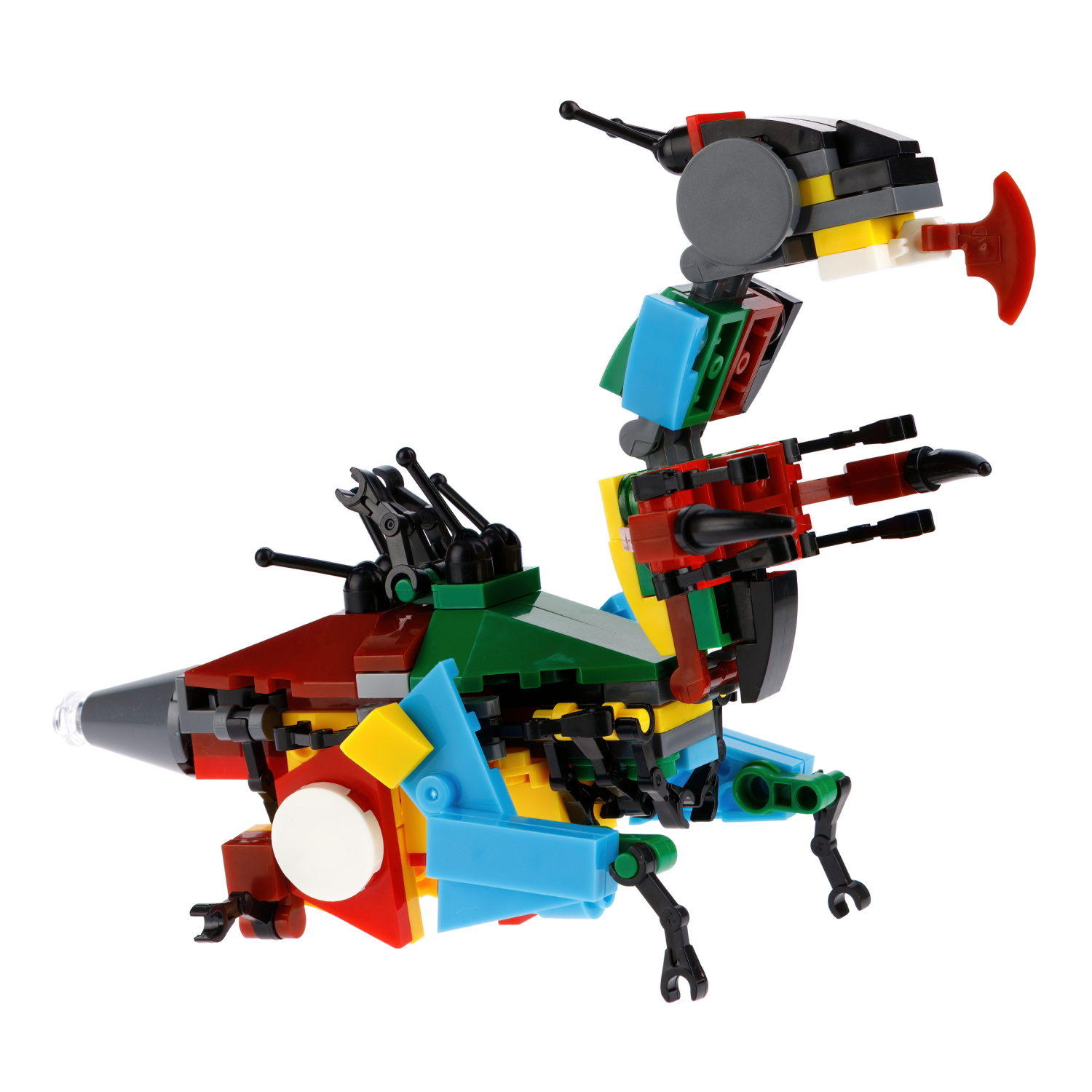 Конструктор 1TOY Blockformers "Микромир", 6 видов, из 6 шт. собирается большой богомол, 1 шт.