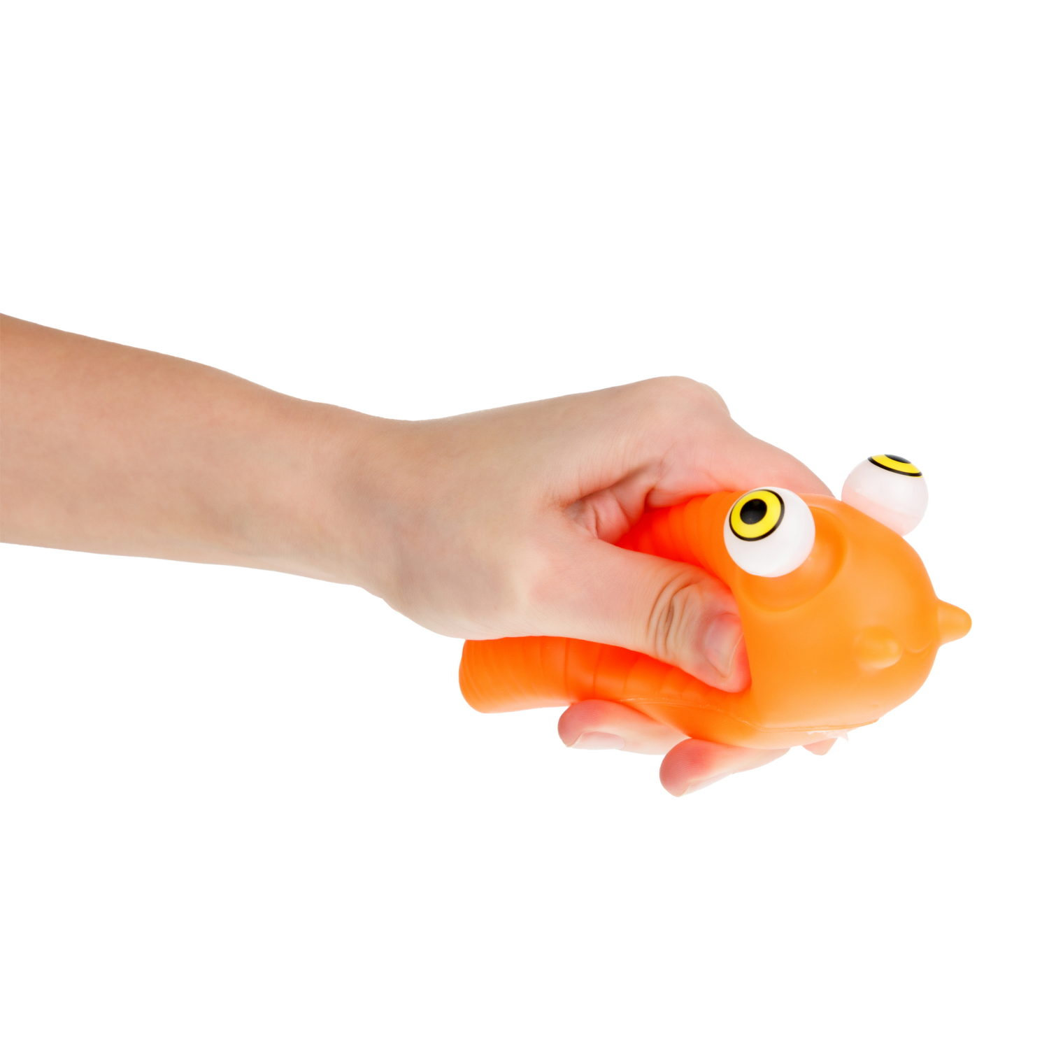 1toy Пучеглаз-антистресс "Слизень" 4,6х4х15 см, 4 вида в ассортименте