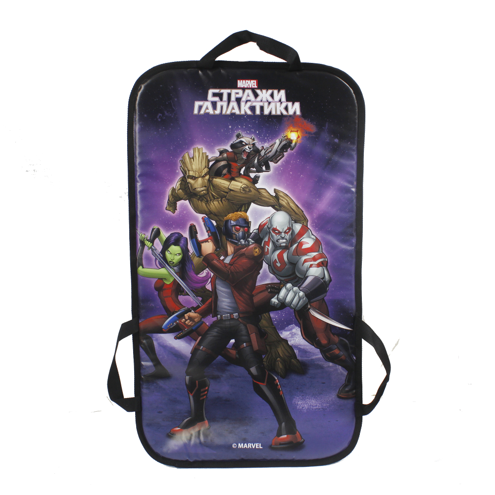 Ледянка мягкая, большая, прямоугольная, с крепкими ручками, для катания с горки, для мальчика, девочки MARVEL Стражи Галактики, 72х41 см