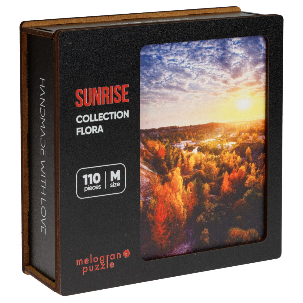 Деревянные пазлы Collection Flora Восход солнца, 110 деталей