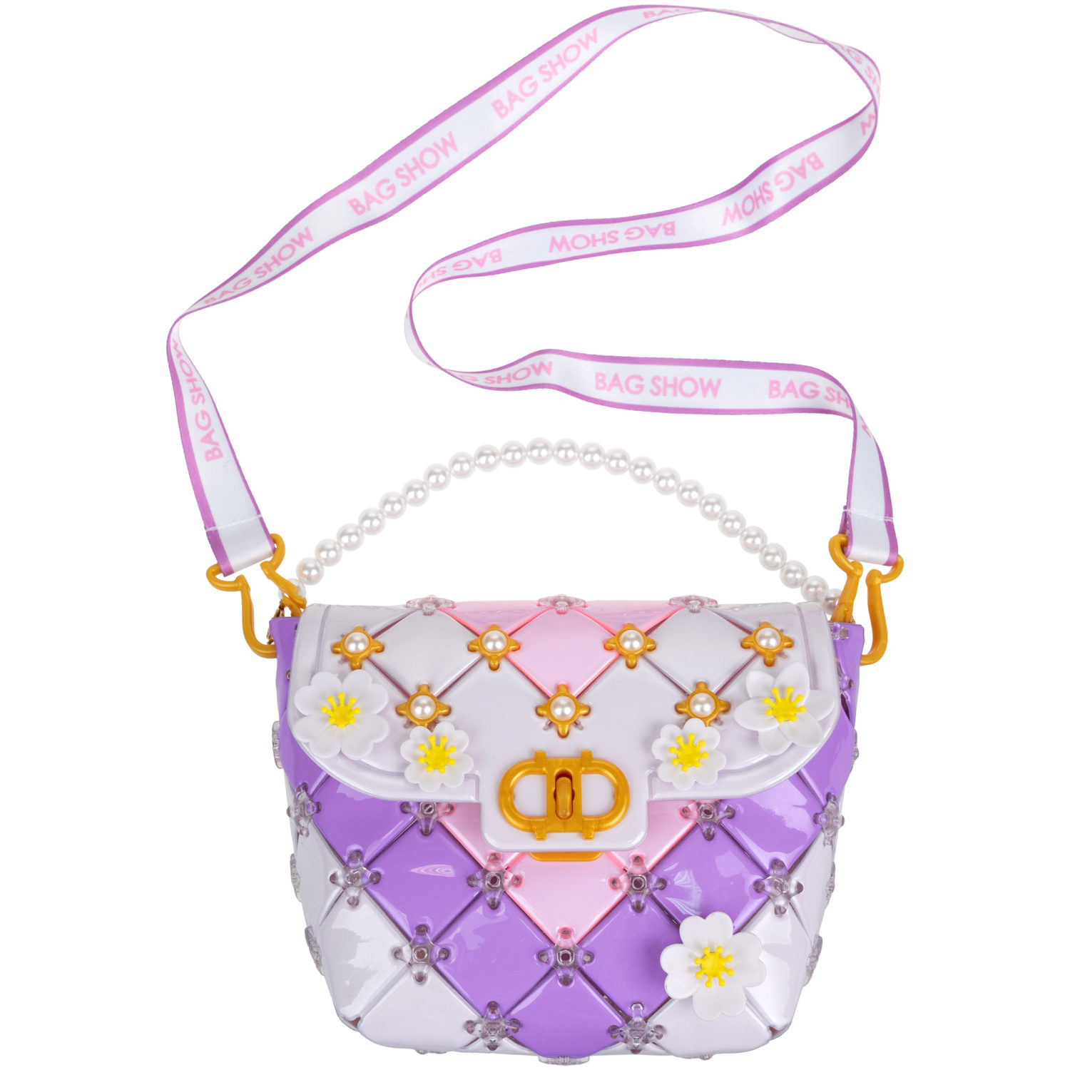 Игровой набор для создания сумочки 1TOY BAG SHOW Evening Party, подарочный, для творчества, рукоделия, игрушки для девочек, конструктор