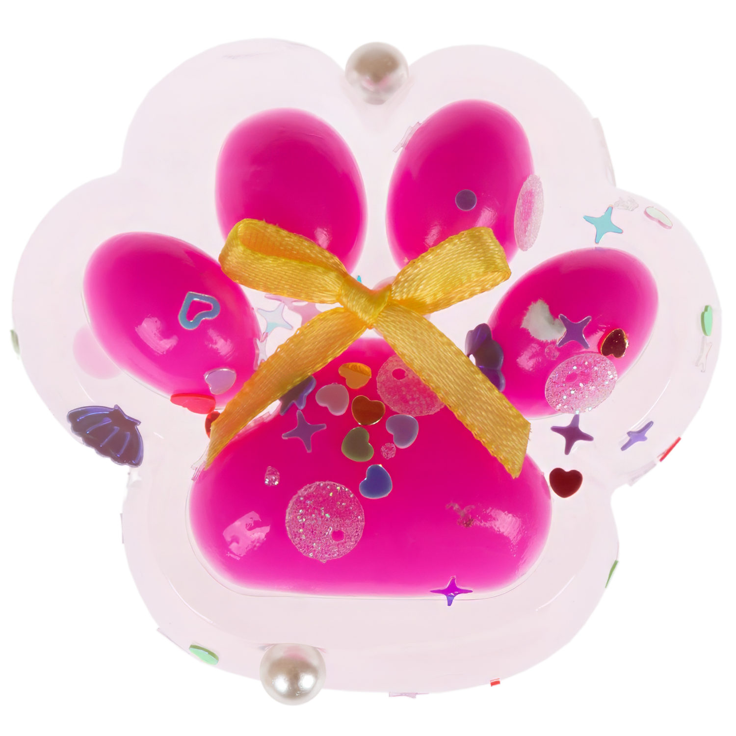 Таба лапа прозрачная 1TOY Крутой замес, 6,5х3 см, в ассортименте