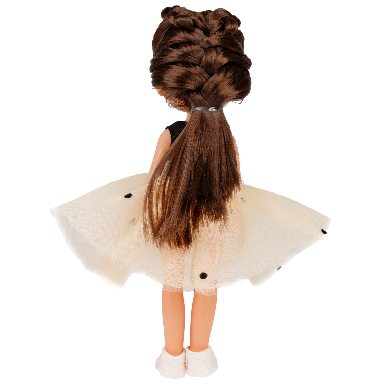 Кукла для девочки 1TOY Alisa испанский стиль, брюнетка с длинными волосами, маленькая, 23 см