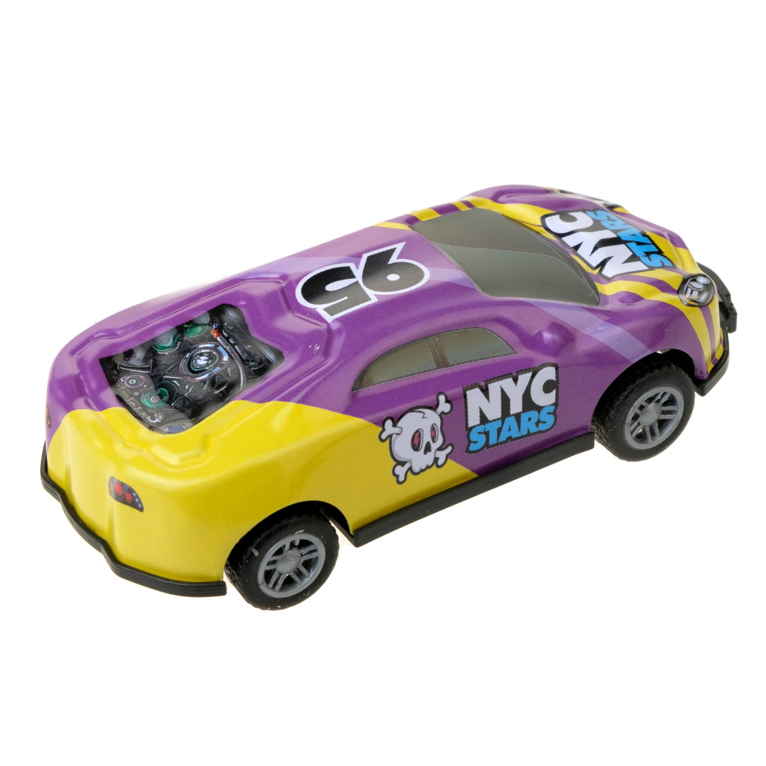 Набор машинок для мальчиков Авто Сальто 1toy, металлическиие, инерционные, перевертыши 4 шт