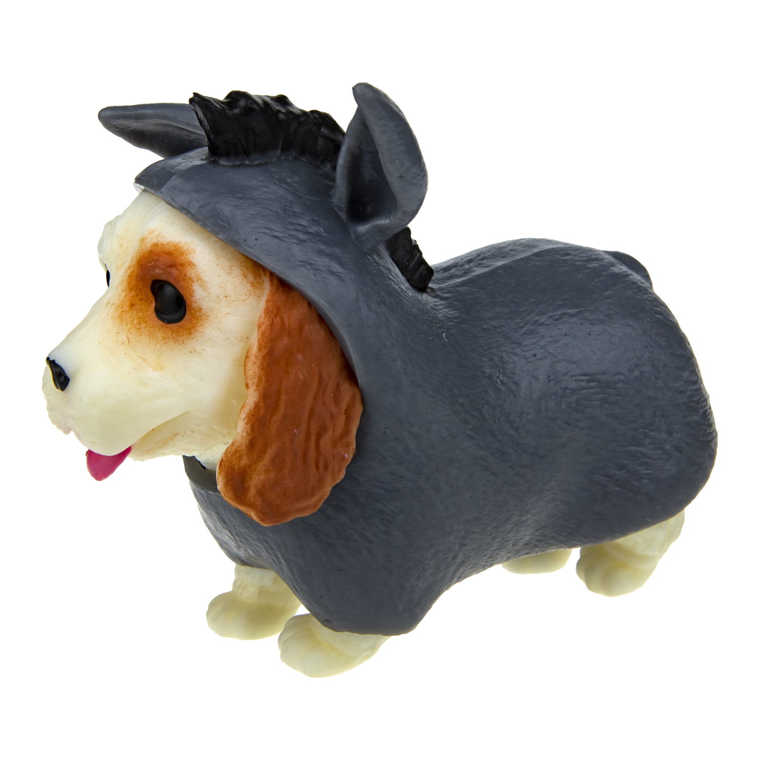 Антистресс игрушка 1TOY Прокачка для собачки серия 2, тянущаяся собачка в костюмчике, тянучка Кокер-спаниель - ослик 