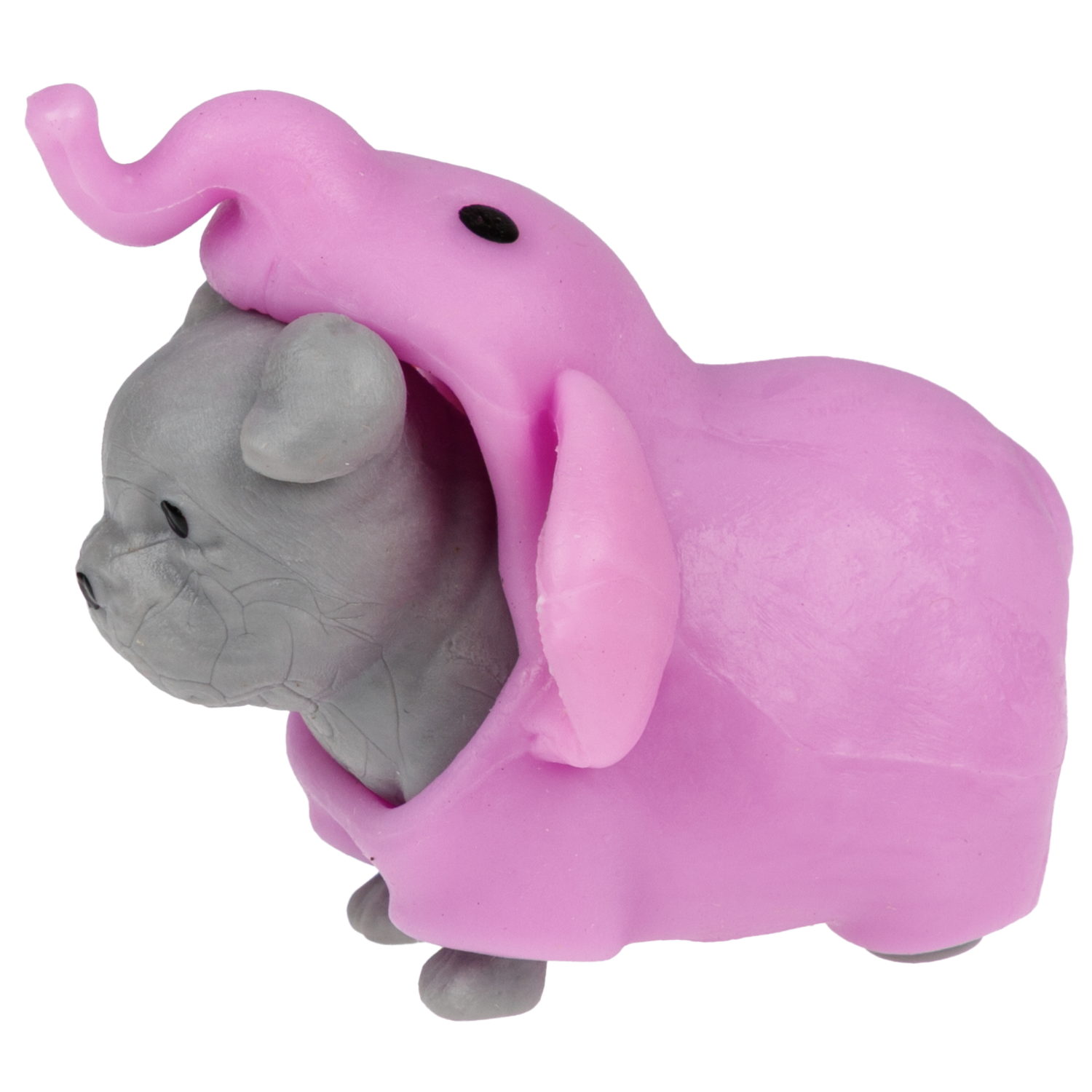 1toy "Прокачка для собачки", тянущиеся собачки в костюмчиках, мини 3,5*3,5*4 см д/б 24 шт