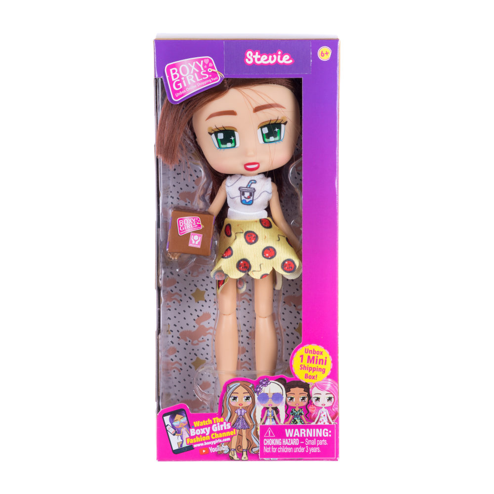 Кукла 1TOY Boxy Girls Stevie 20 см, 1 коробочка с аксессуаром в комплекте