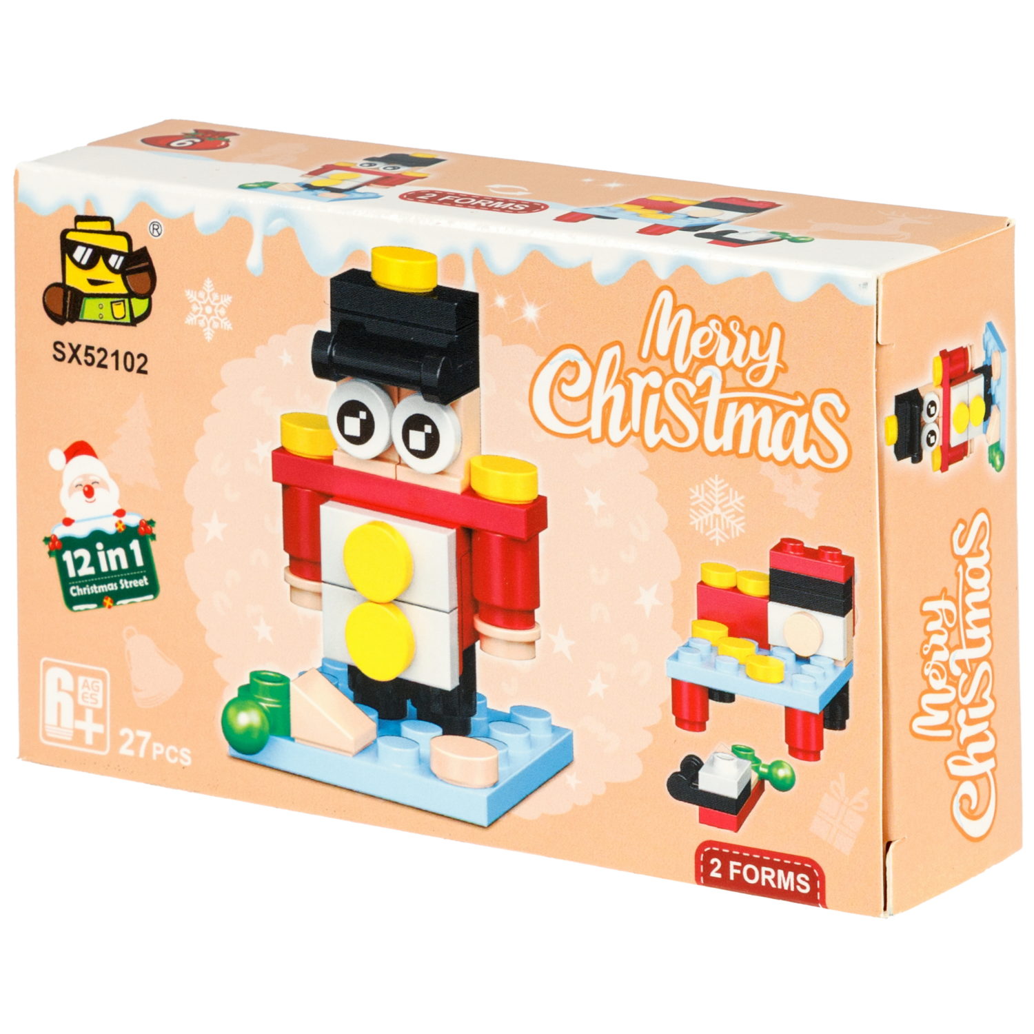 Конструктор 1TOY Blockformers С Новым годом! 12 видов, от 23 до 29 деталей