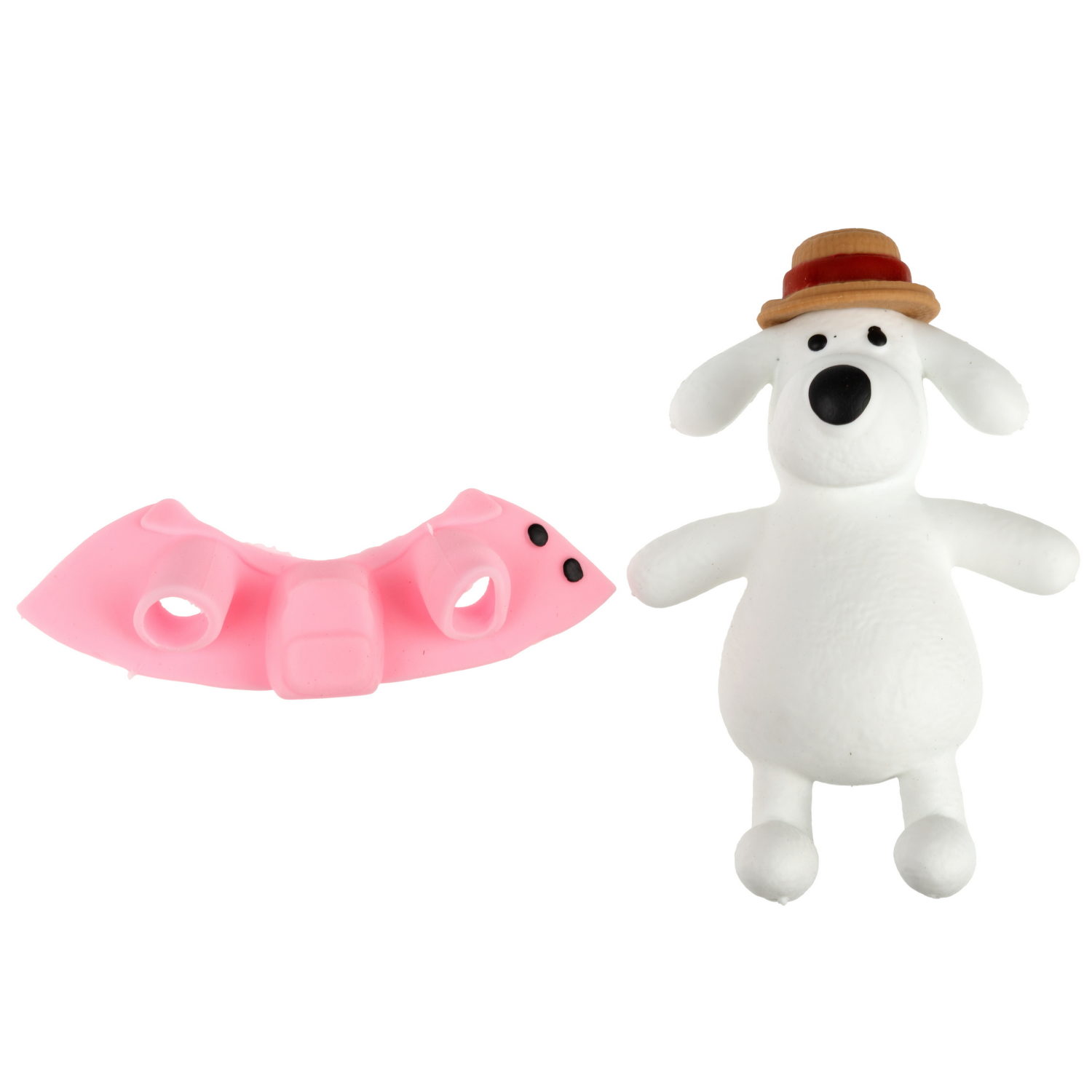 Антистресс-игрушка 1TOY Крутой замес собака в костюме, 15х11 см