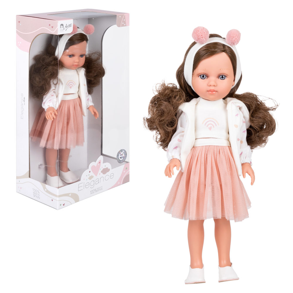 Кукла Arias ELEGANCE Carlota casual, виниловая, Испания, 36 см