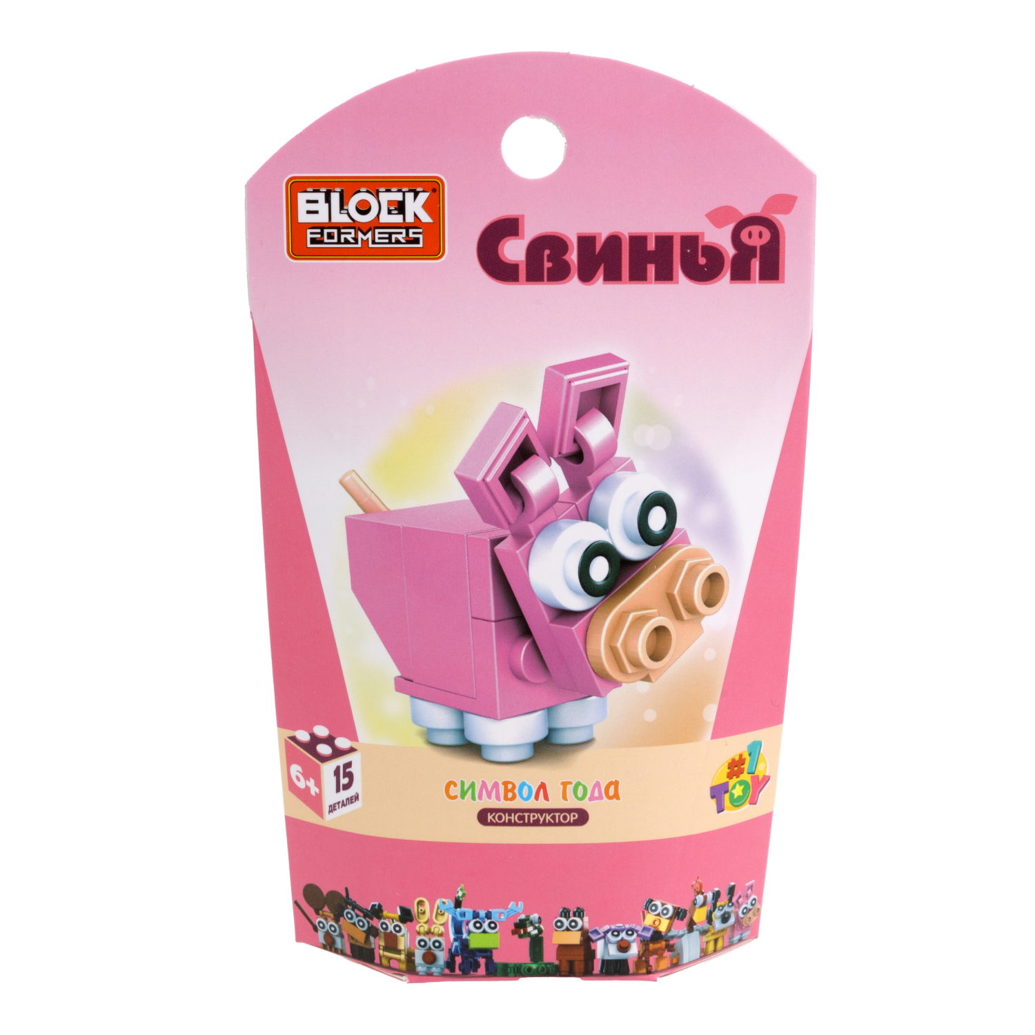 1TOY конструктор Blockformers "Символ года", 12 видов в ассортименте