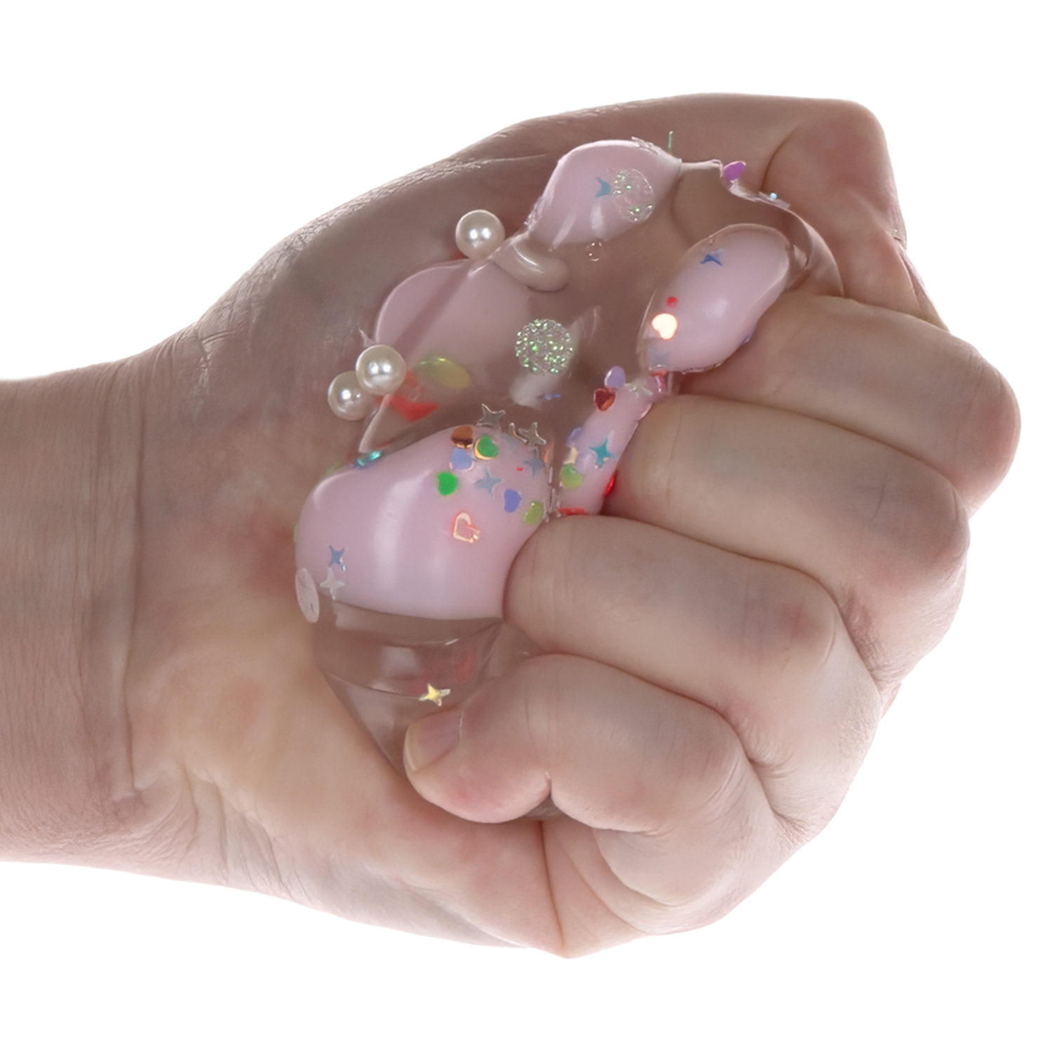 Таба лапа прозрачная 1TOY Крутой замес, 6,5х3 см, в ассортименте