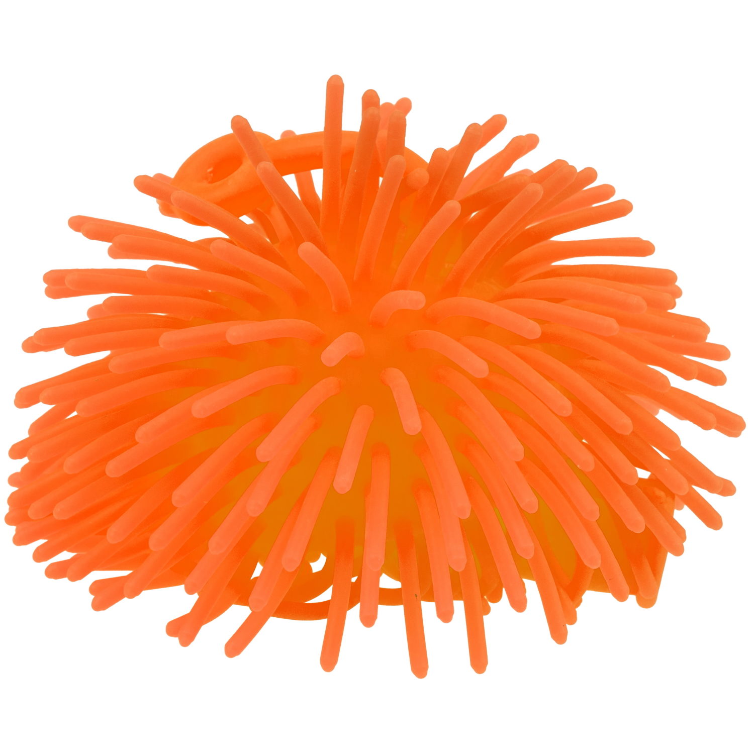 Игрушка ДУТИКИ 1TOY Ёжик йо-йо, максимальный размер 20 см, оранжевый