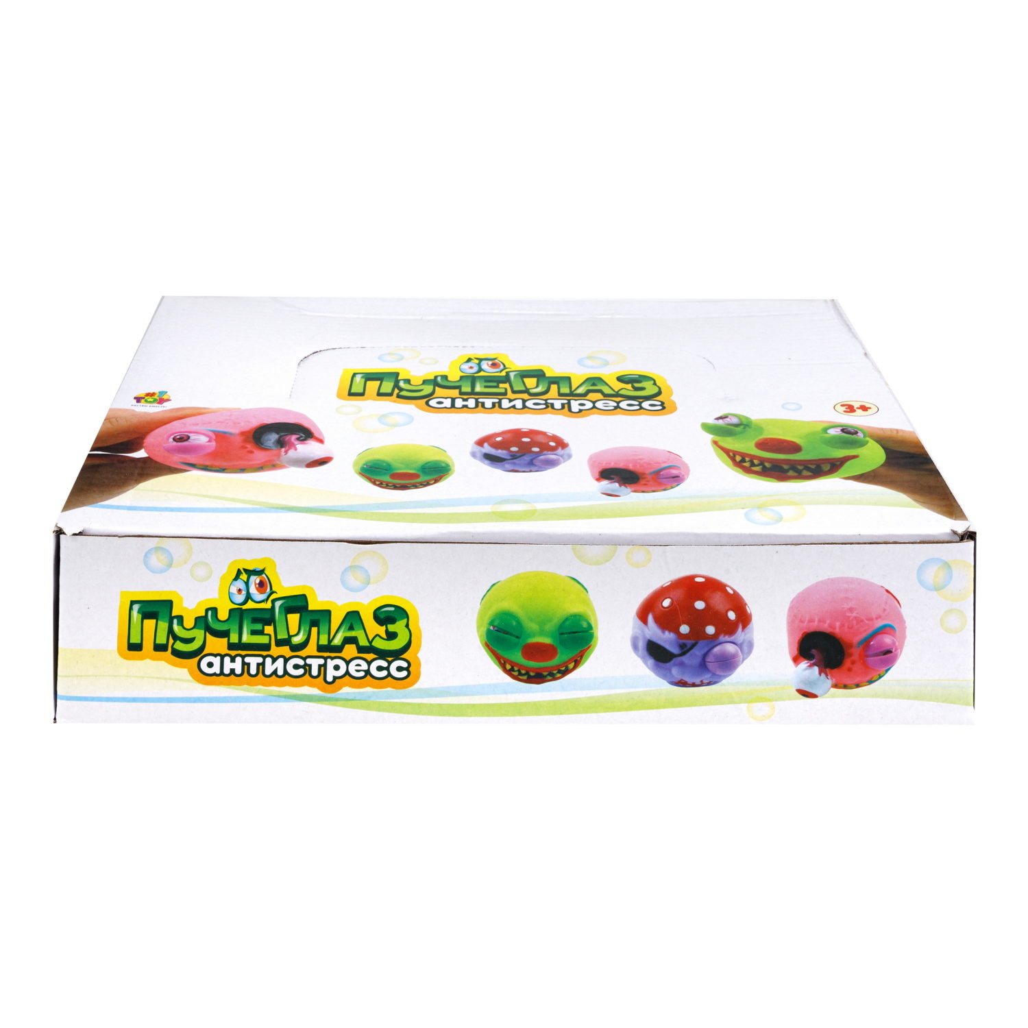 Игрушка антистресс для рук 1TOY пучеглаз Пираты, резиновая, мялка, жмякалка, для детей, для взрослого