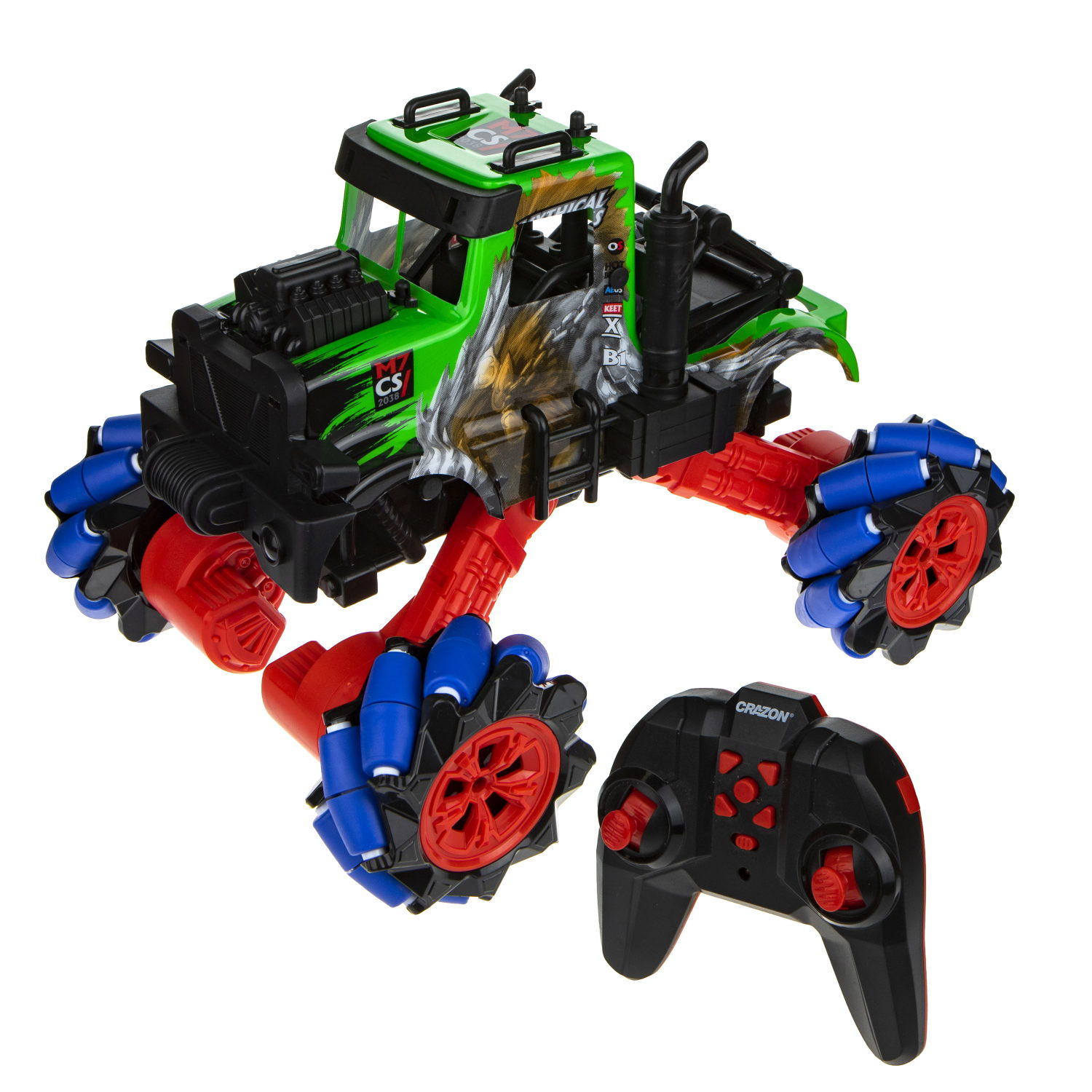 Машинка на пульте управления 1TOY Драйв, Монстр-трак Динозавр, в ассортименте