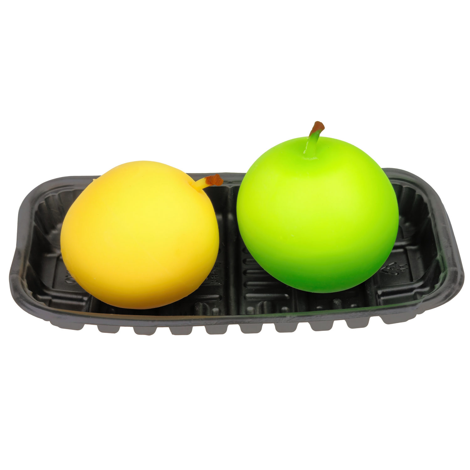 Набор антистресс-игрушек для рук 1TOY Крутой замес Супермаркет яблоко голден, 6 см