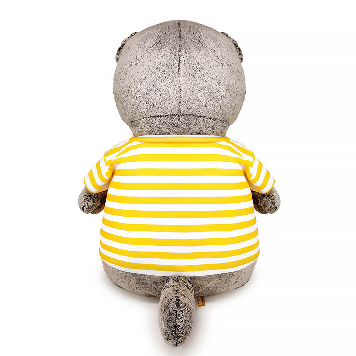 Мягкая игрушка Кот Басик в футболке "Гусик в маске для плавания", 60 см